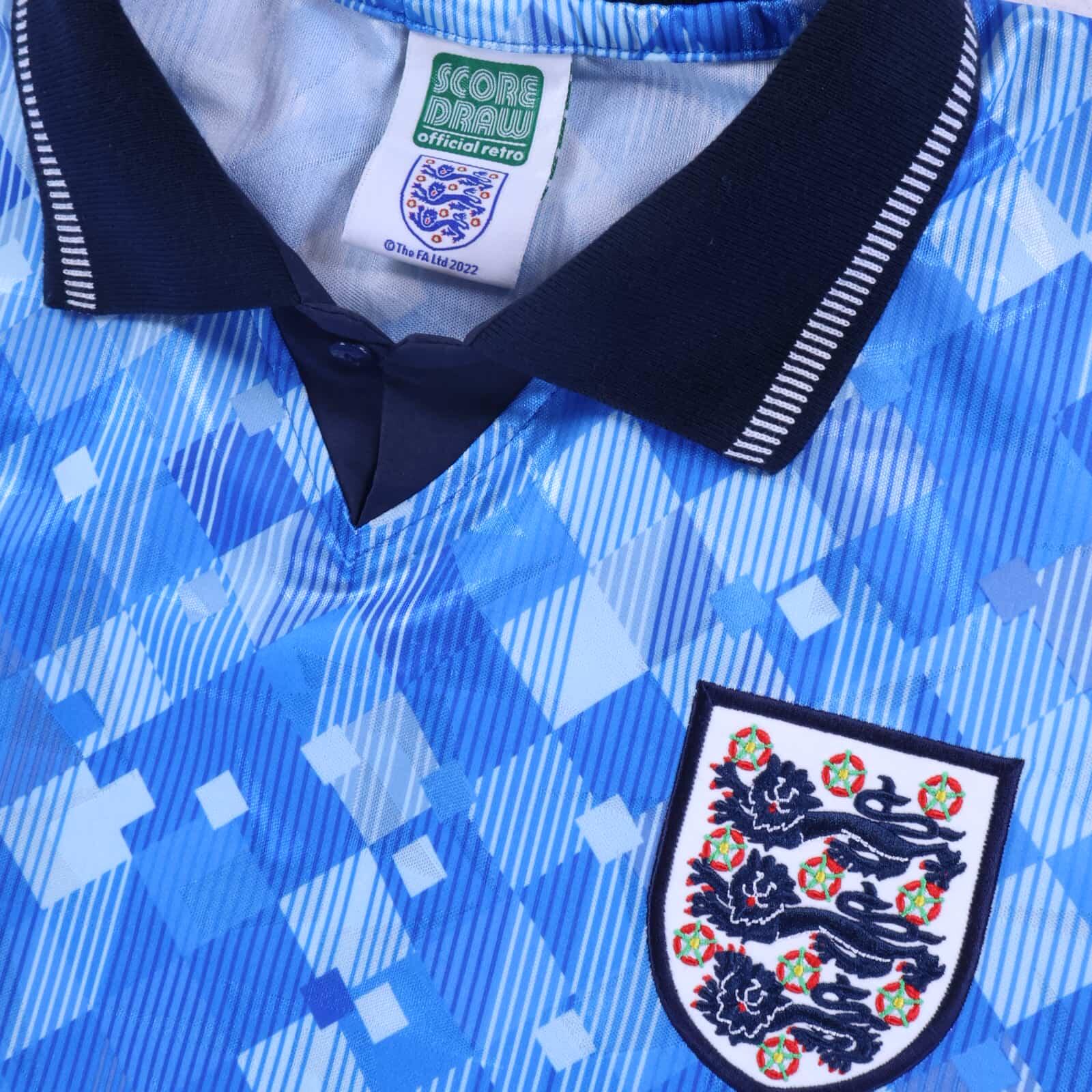 England 1990/92 Score Draw Replica - M
