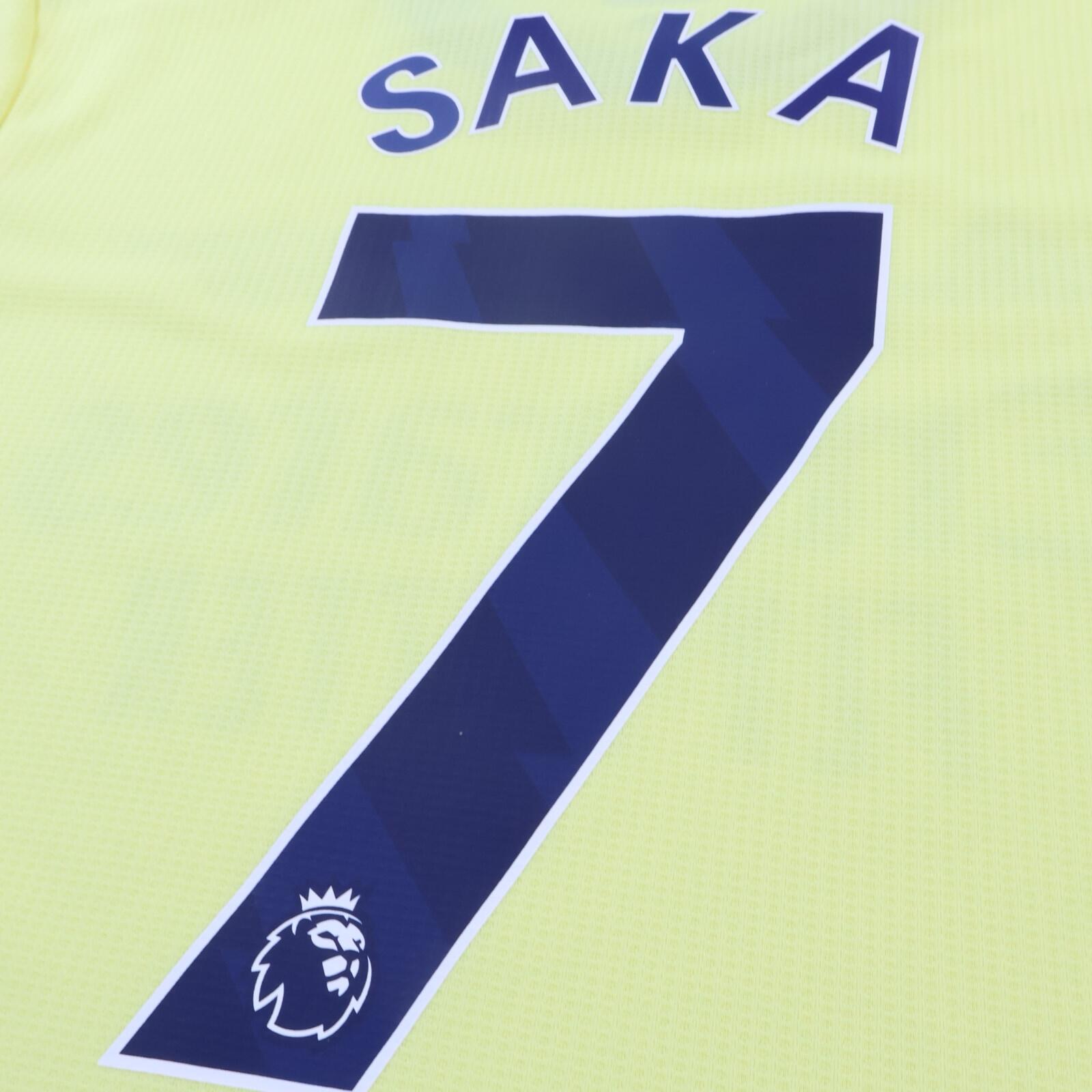 Arsenal Saka #7 2021/22 Away Shirt - Player Issue - L