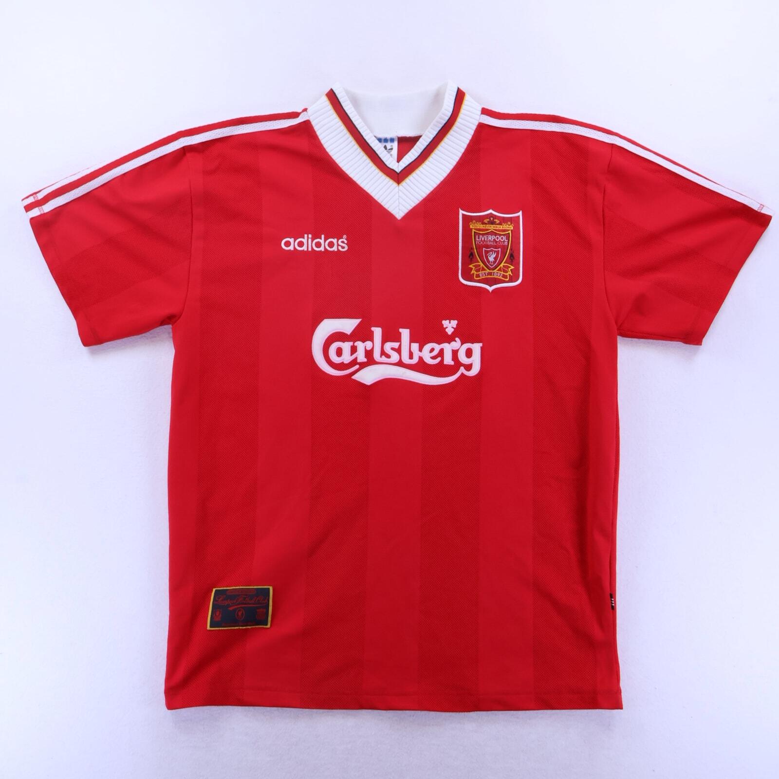 Liverpool F.C Barnes #10 1995/96 Home Shirt - XL