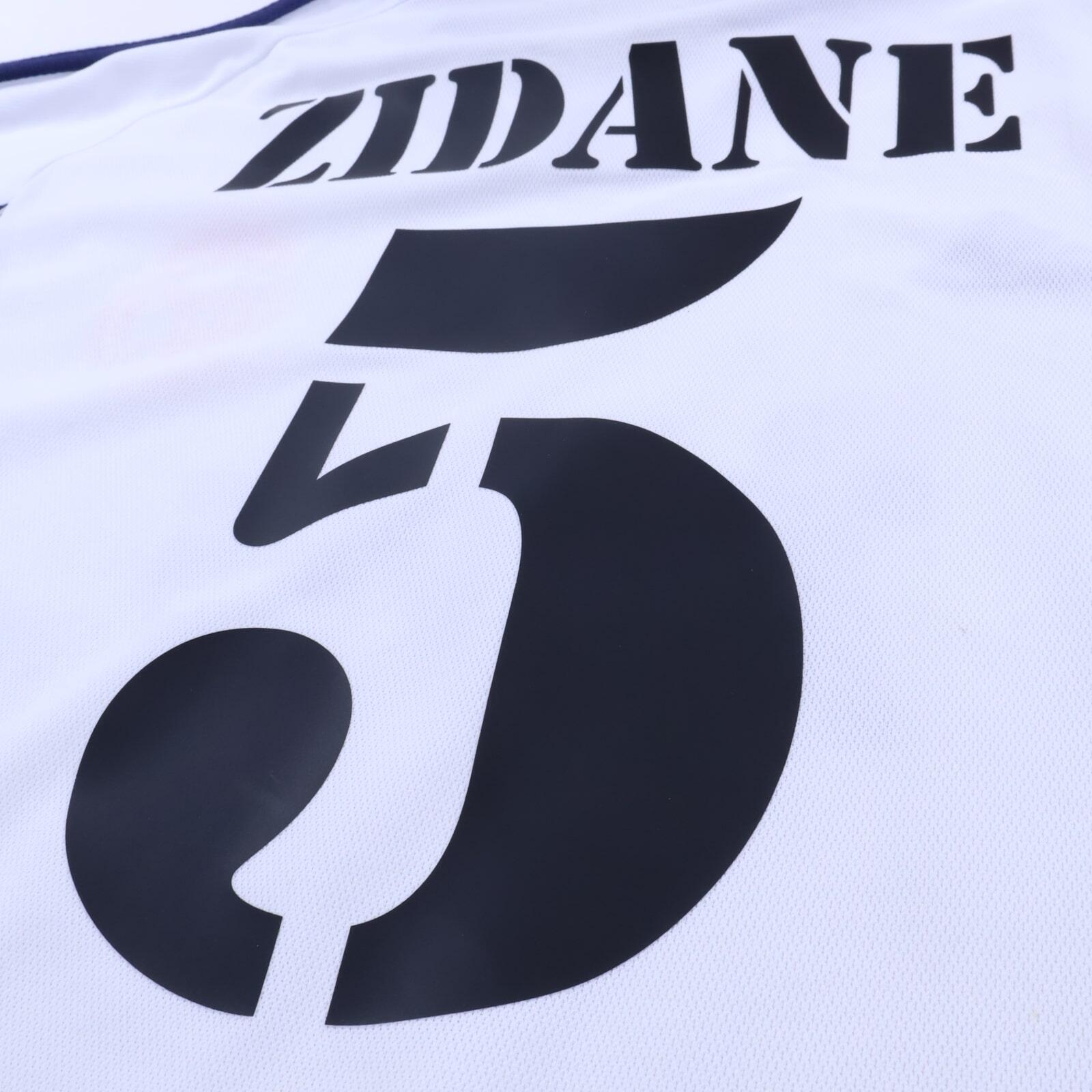 Real Madrid Zidane #5 2000/01 Home Shirt - M
