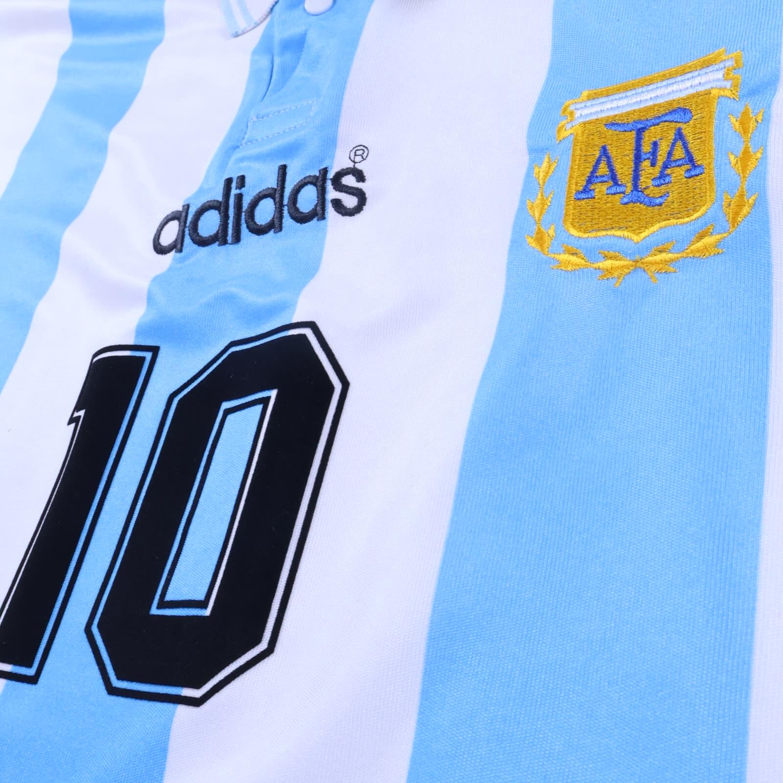 Argentina Maradona #10 1994 Home Shirt - M