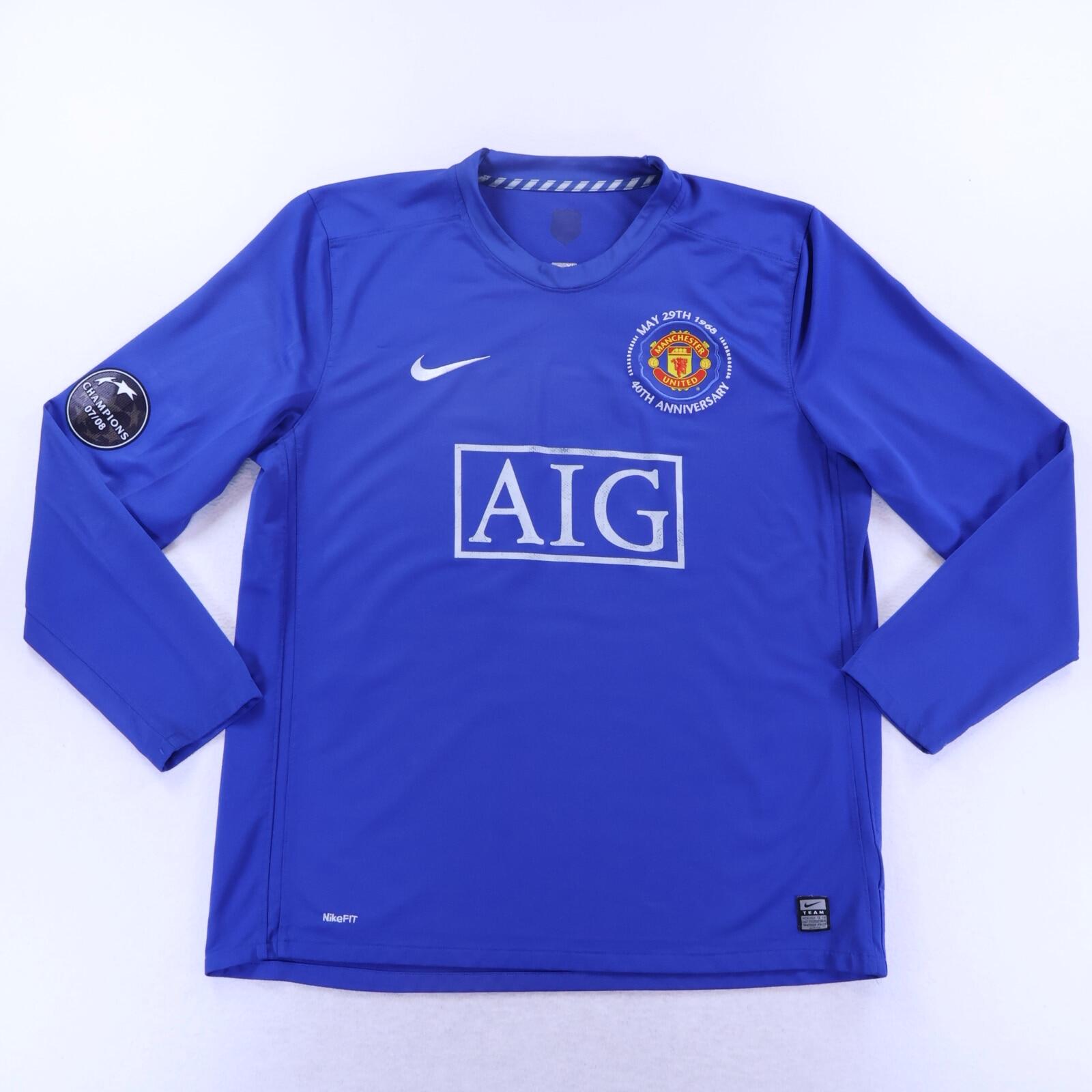 Manchester United Ronaldo #7 2008/09 Third Shirt - Long Sleeve - XL