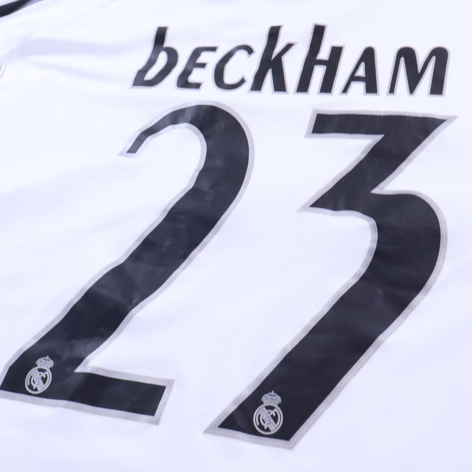 Real Madrid Beckham #23 2005/06 Home Shirt - XL