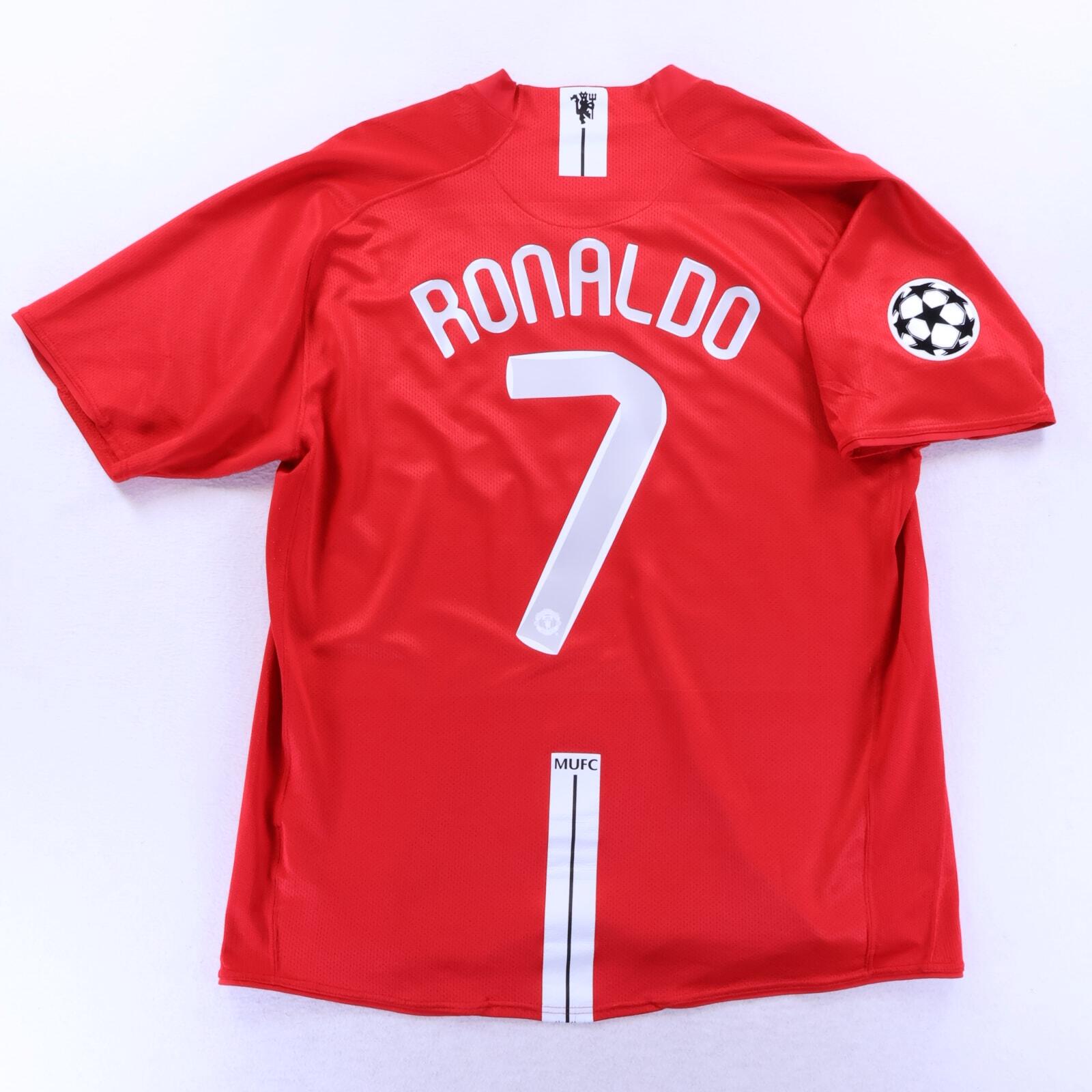 Manchester United Ronaldo #7 2007/09 Home Shirt - XL