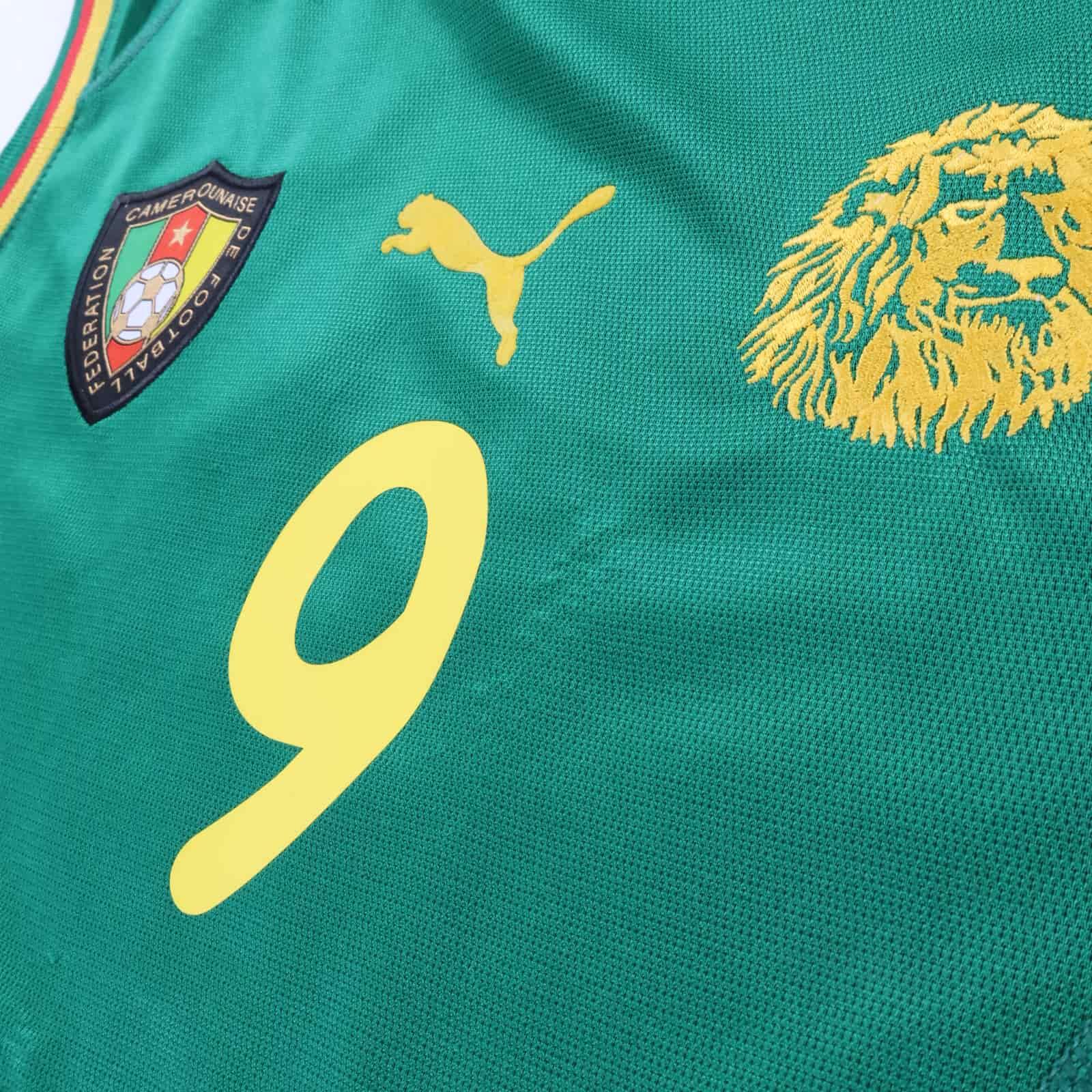 Cameroon Eto'O #9 2002 Home Sleeveless Vest - M
