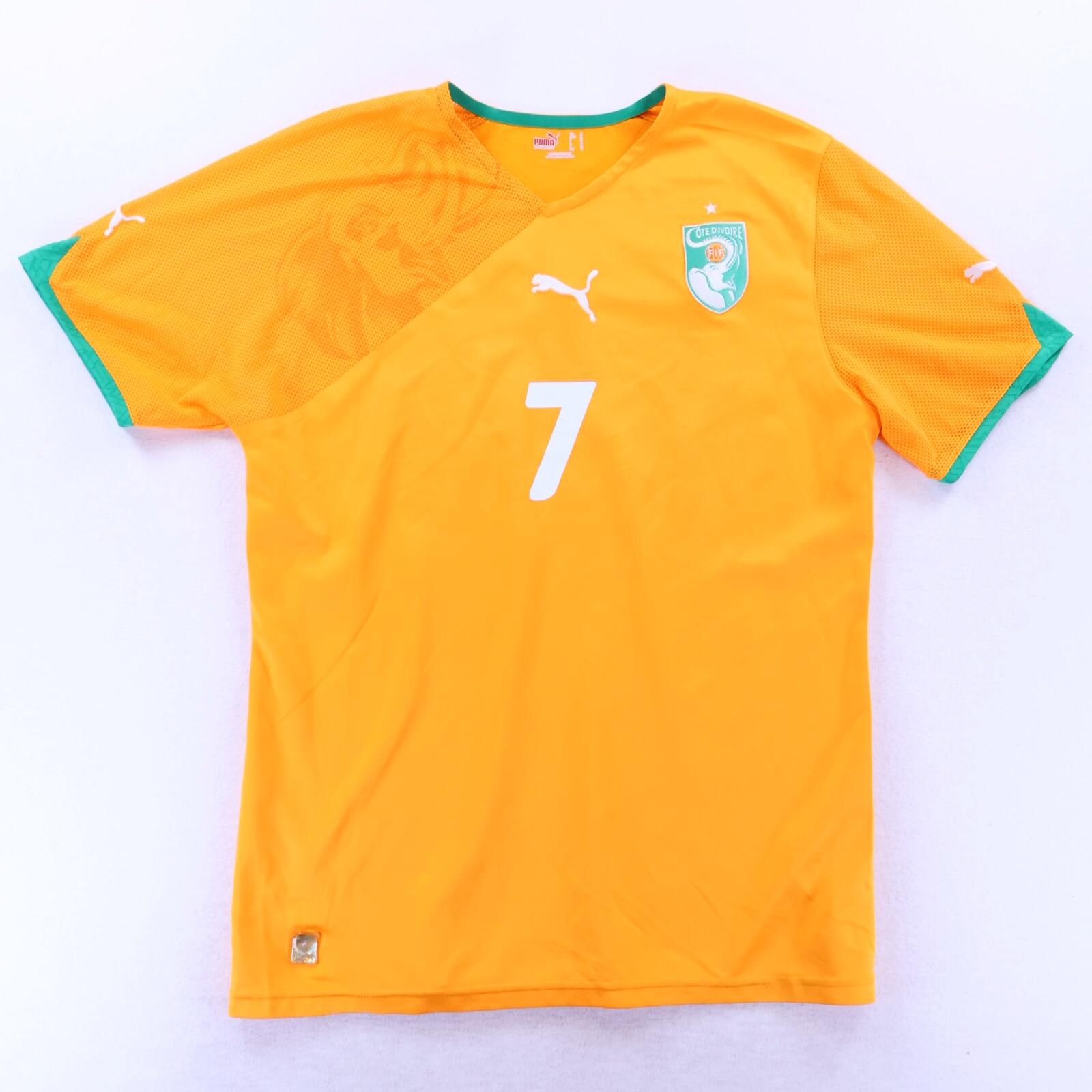 Ivory Coast Doumbia #7 2010/11 Home Shirt - M