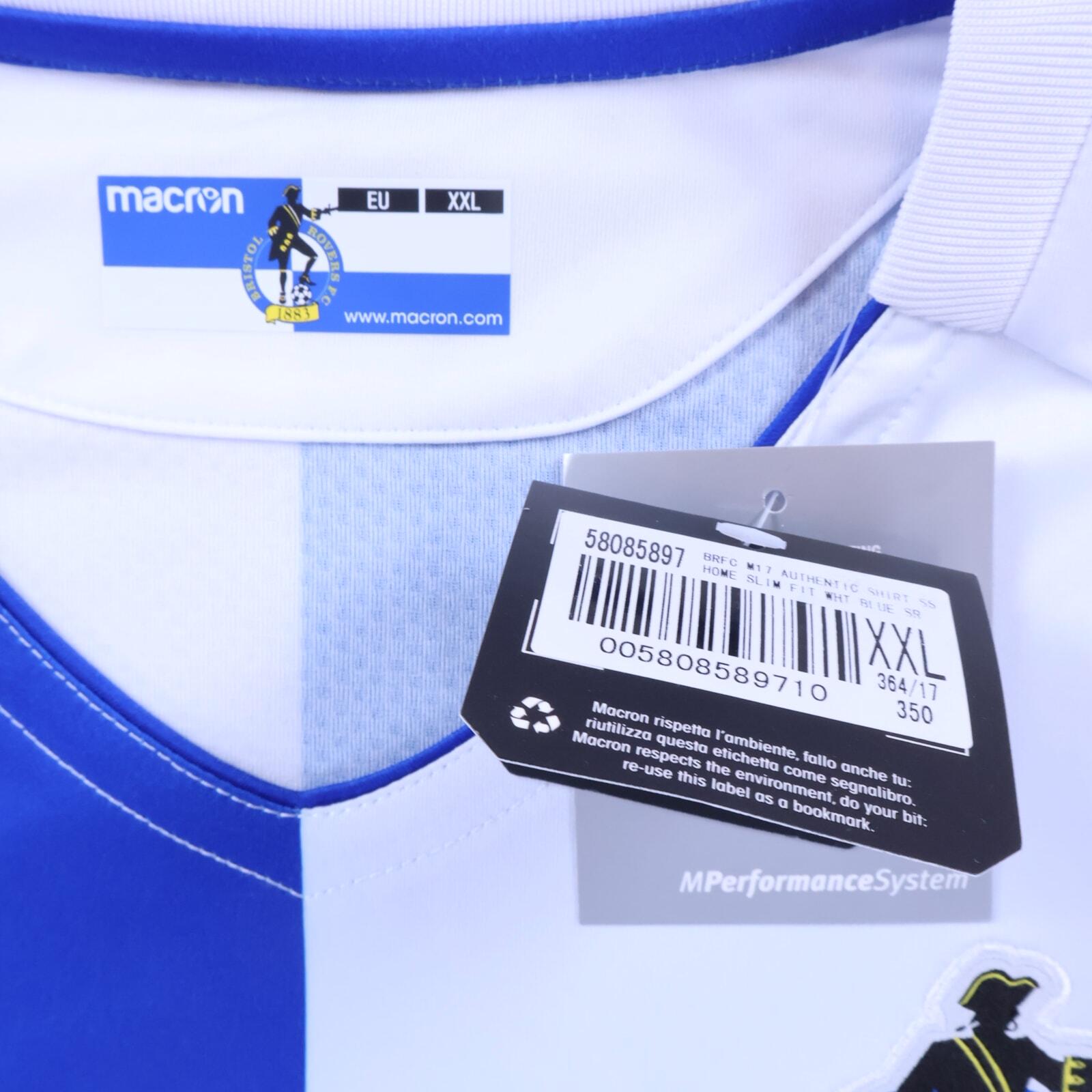 *NWT* Bristol Rovers 2017/18 Home Shirt - 2XL