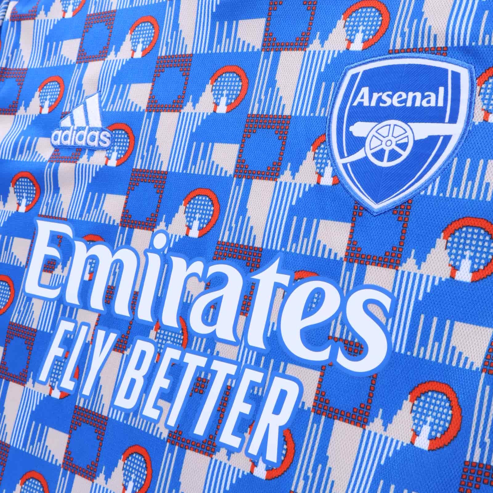 Arsenal 2021/22 Prematch Shirt - M