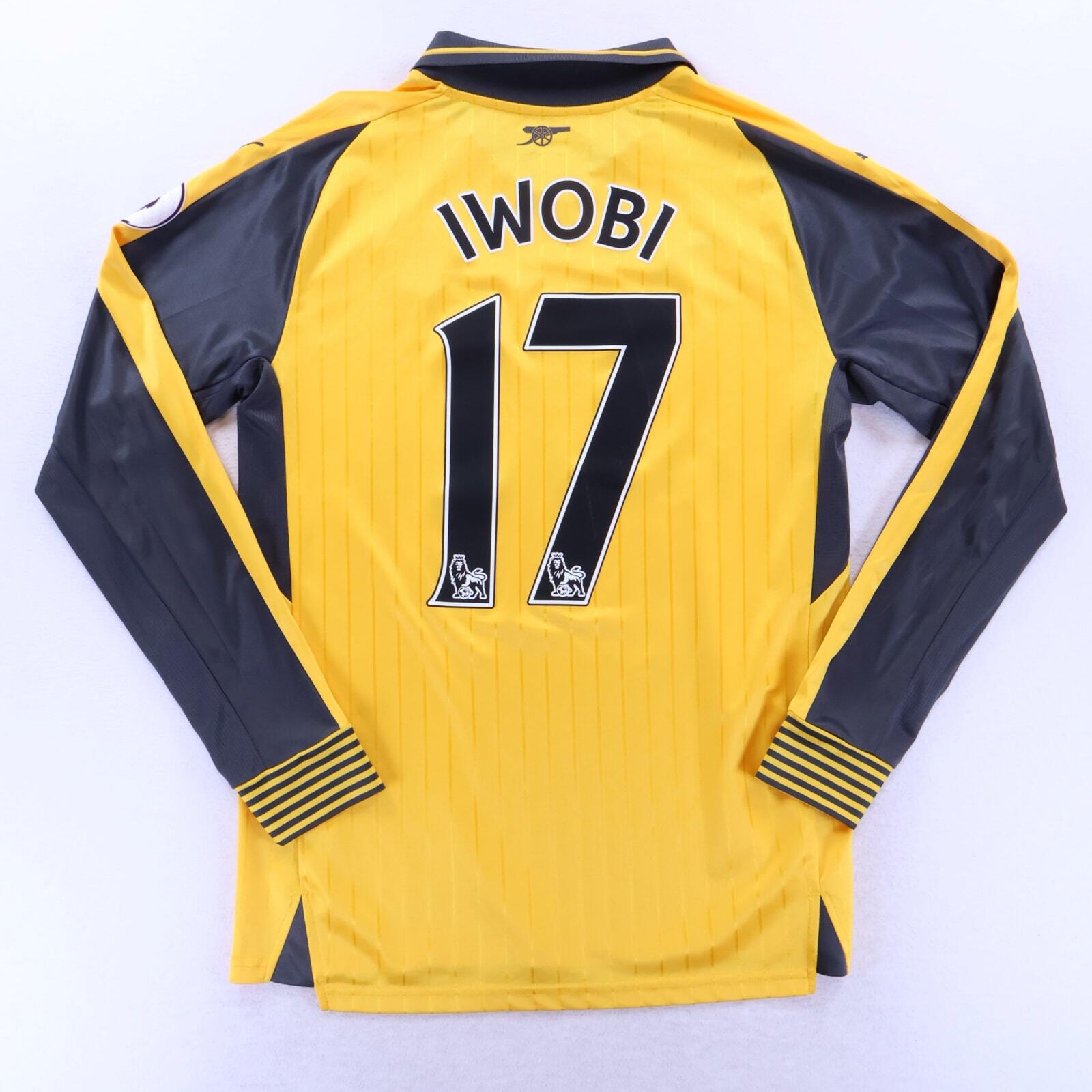 Arsenal Iwobi #17 2016/17 Away Shirt - M