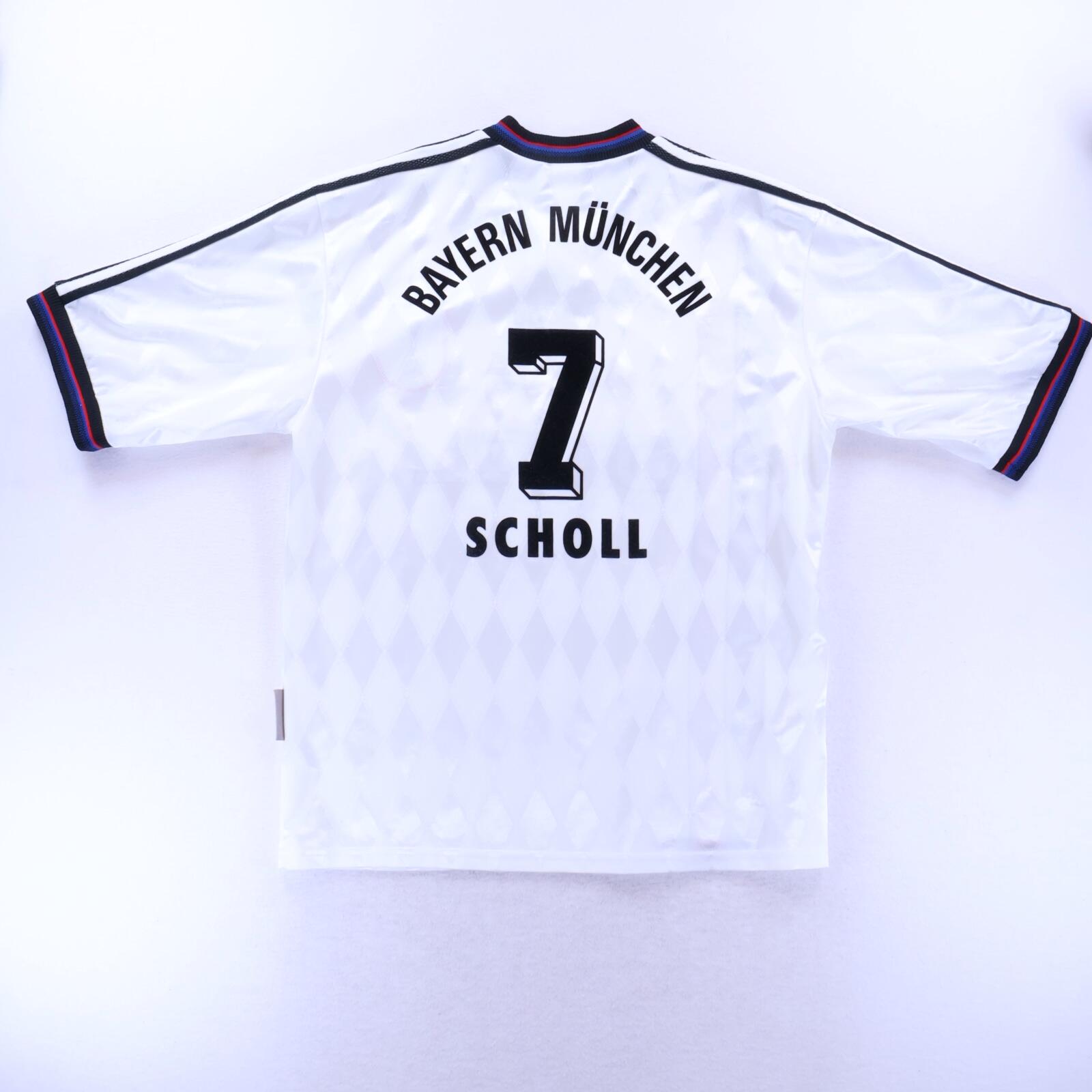 *MINT* Bayern Munich Scholl #7 1996/98 Away Shirt - L