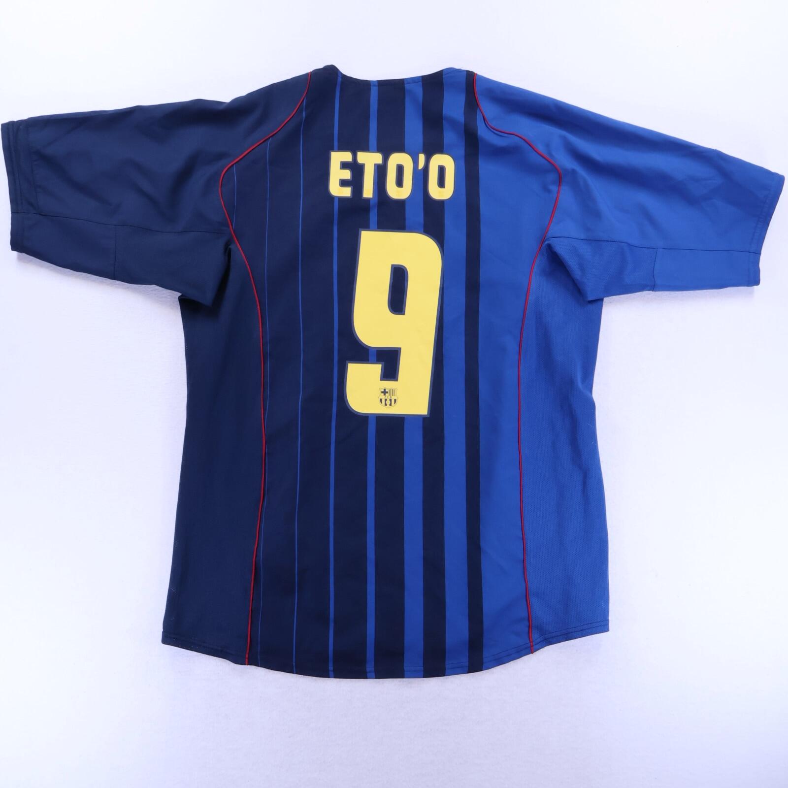 *MINT* Barcelona Eto'O #9 2004/05 Away Shirt - XL