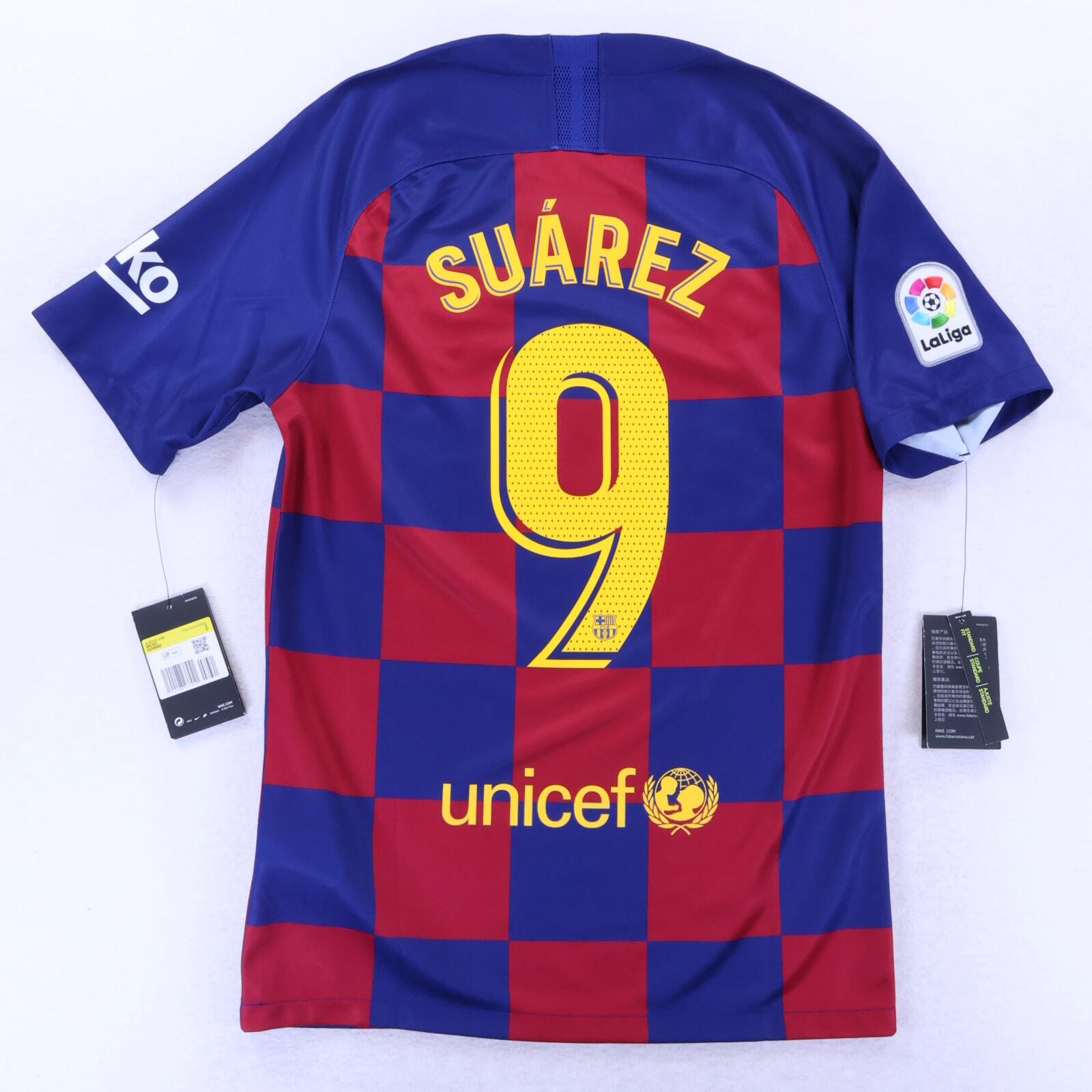 *NWT* Barcelona Suarez #9 2019/20 Home Shirt - S