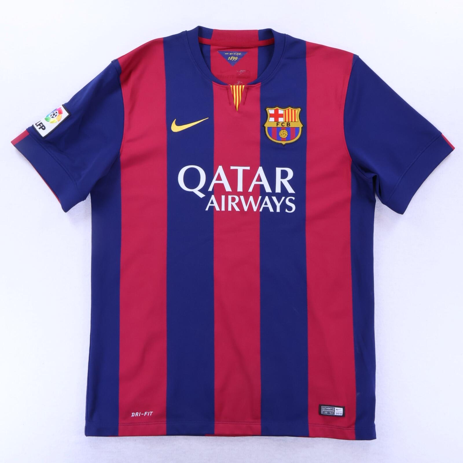 *MINT* Barcelona Neymar Jr #11 2014/15 Home Shirt - L