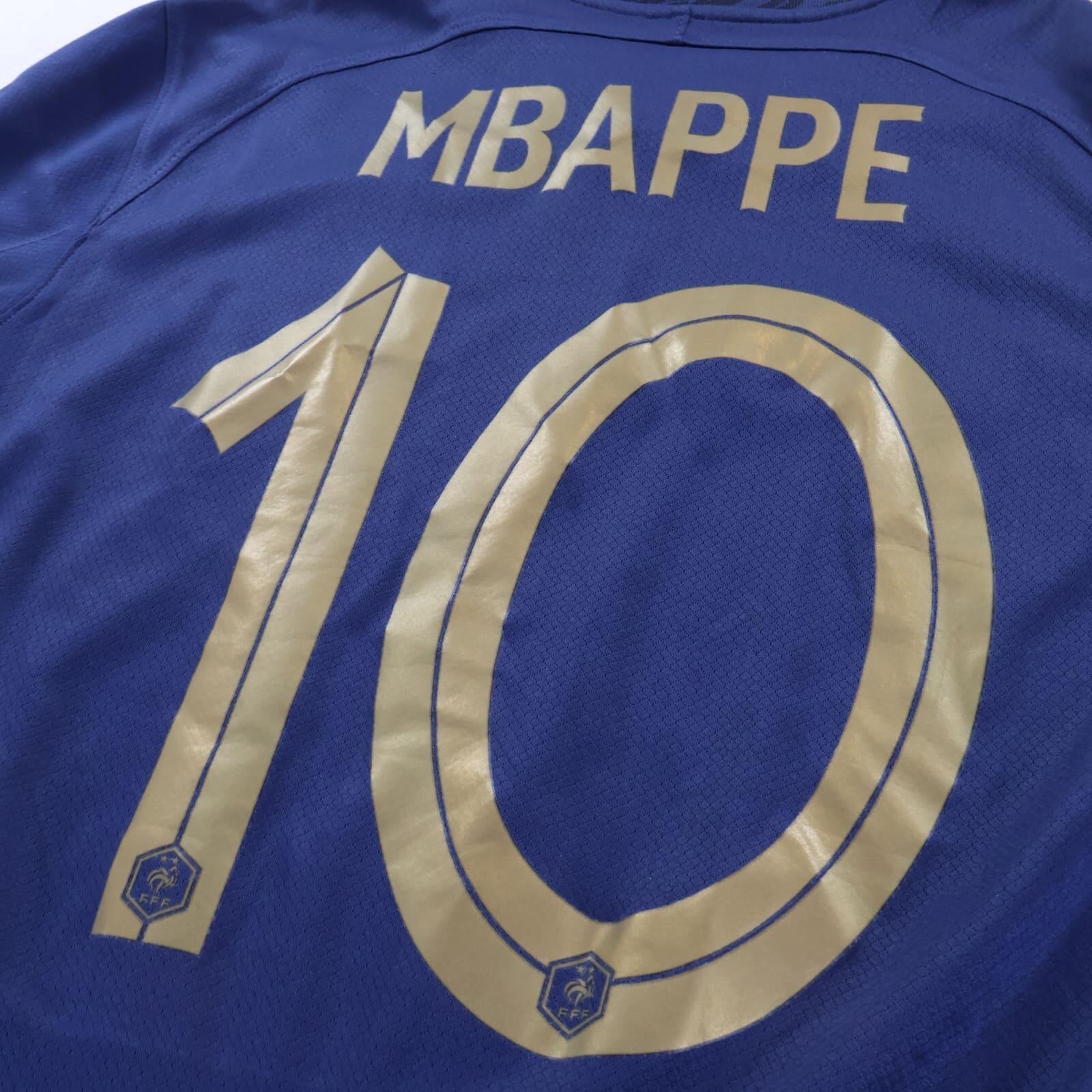 *MINT* France Mbappé #10 2022/23 Home Shirt - M
