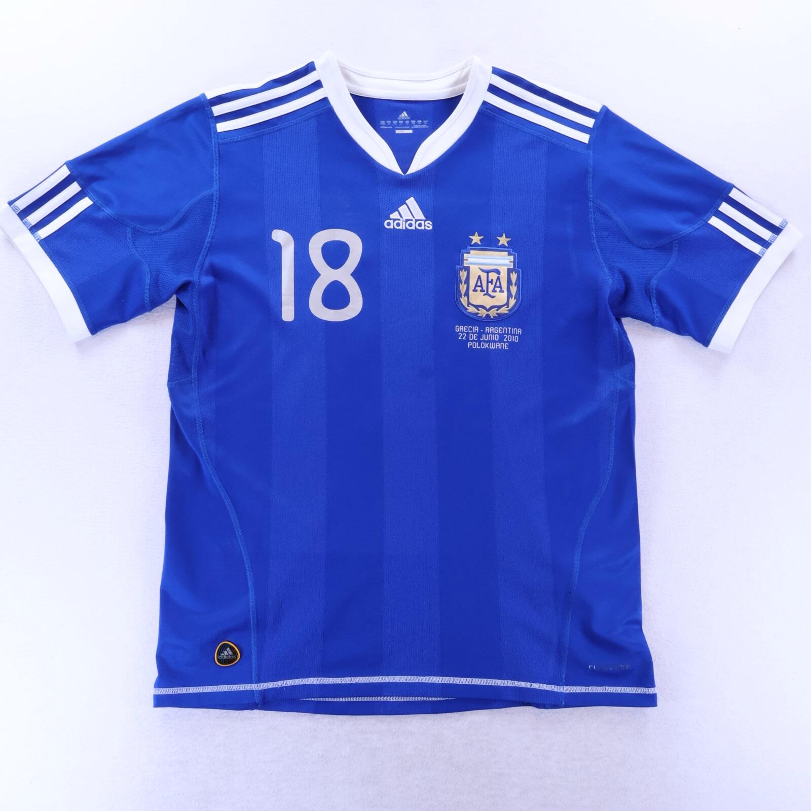 Argentina Palermo #18 2010 World Cup Away - M