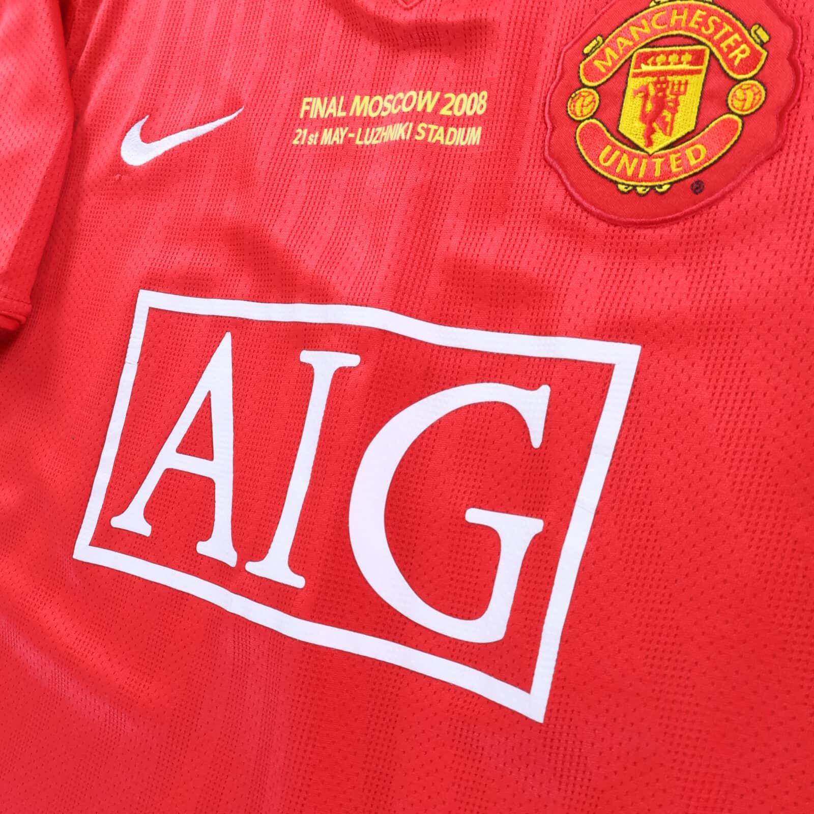 Manchester United Ronaldo #7 2007/08 Home Shirt - L