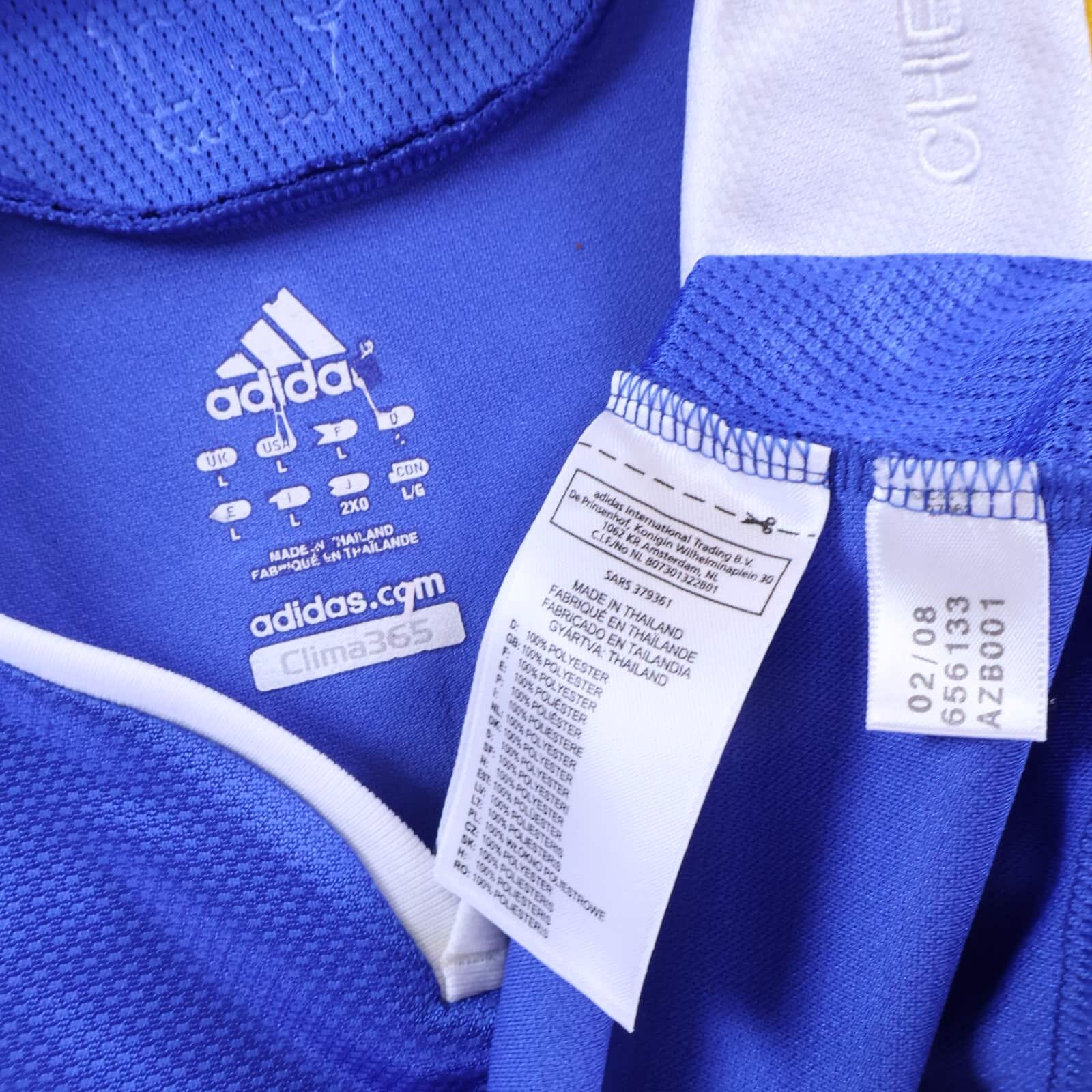 *MINT* Chelsea Drogba #11 2008/09 Home Shirt - L