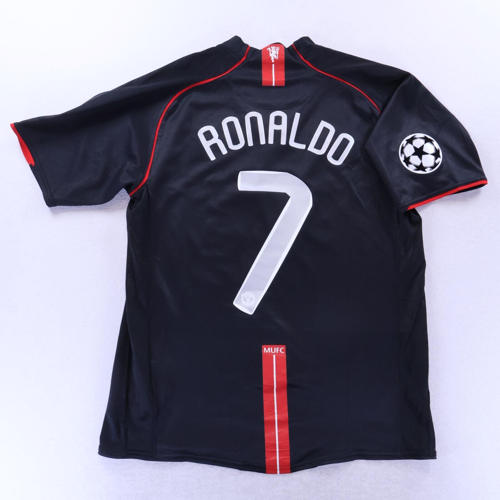Manchester United Ronaldo #7 2007/08 Away Shirt - L