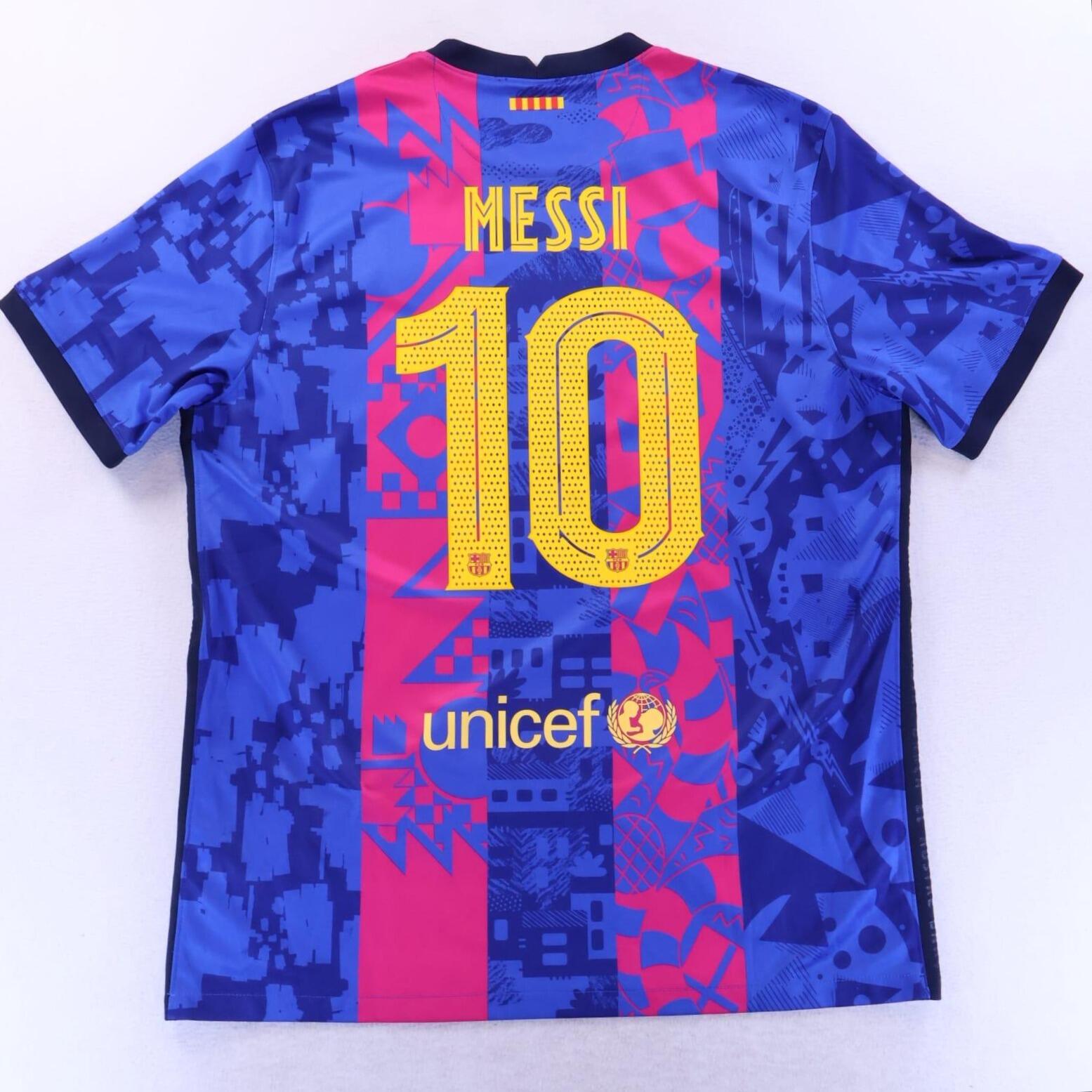*MINT* Barcelona Messi #10 2021/22 Third Shirt - XL