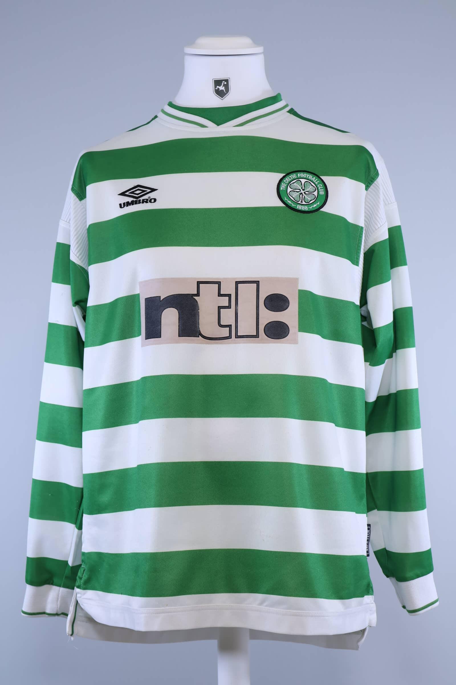1999/01 - CELTIC F.C - LARSSON - #7 - HOME SHIRT - L