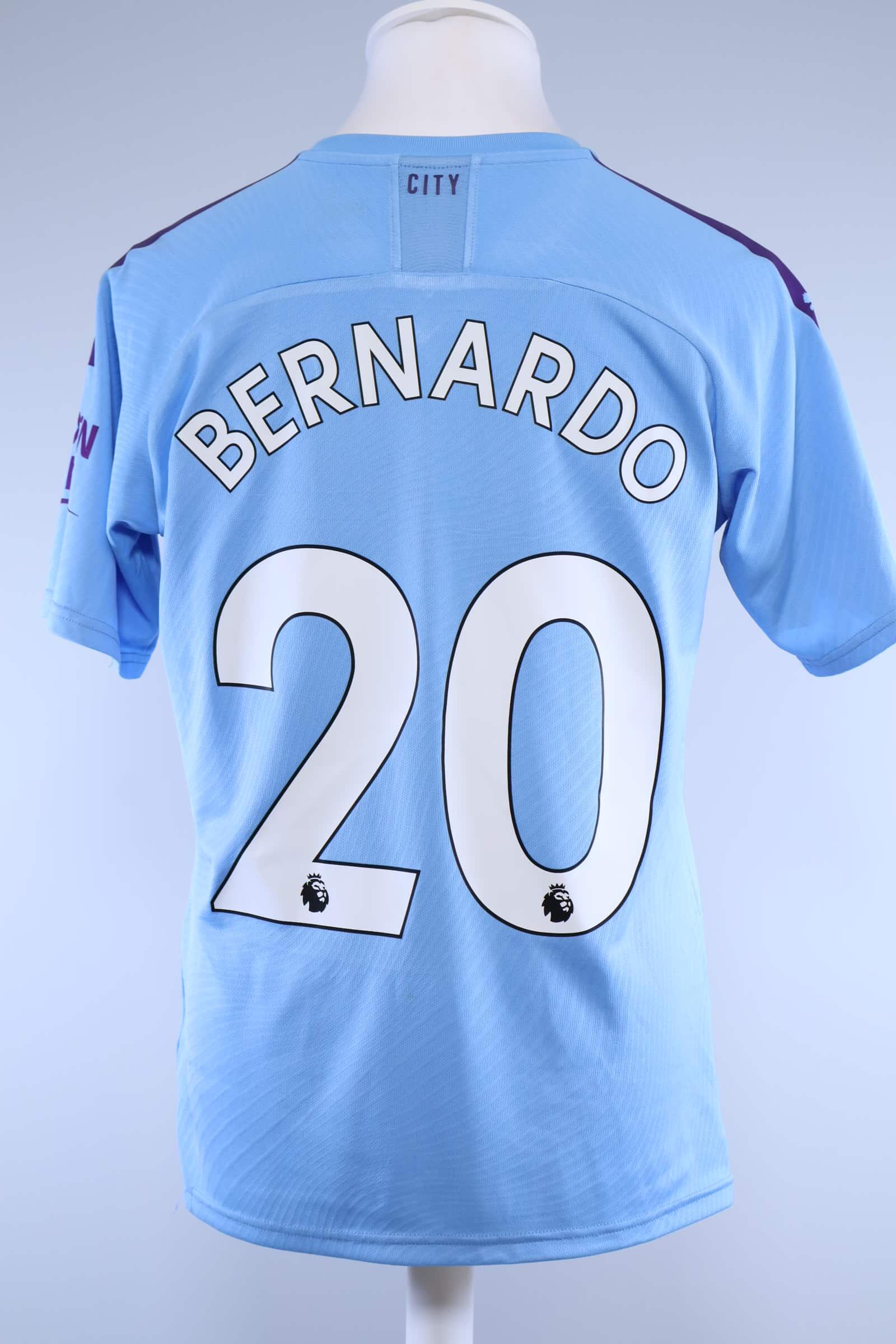 2019/20 - MANCHESTER CITY - BERNARDO - #20 - HOME SHIRT - 125TH