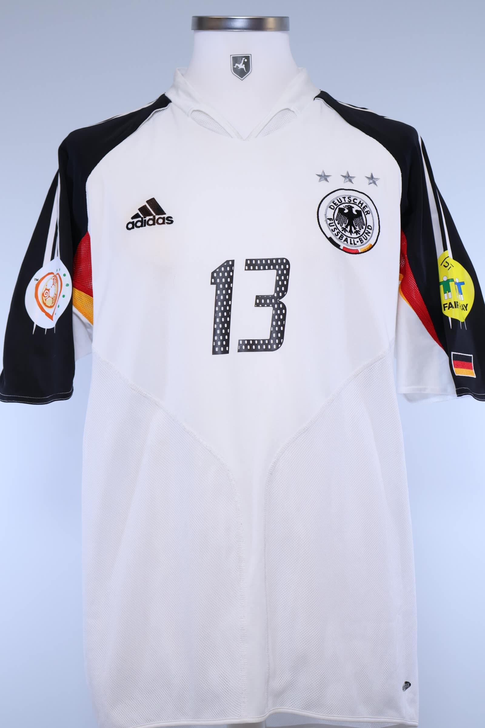 2002/04 - GERMANY - BALLACK - #13 - HOME SHIRT - L