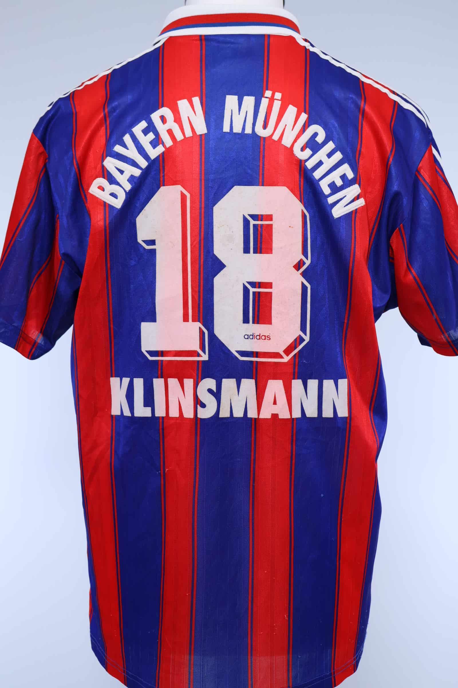 1995/97 - BAYERN MUNICH - KLINSMANN - #18 - HOME SHIRT - M