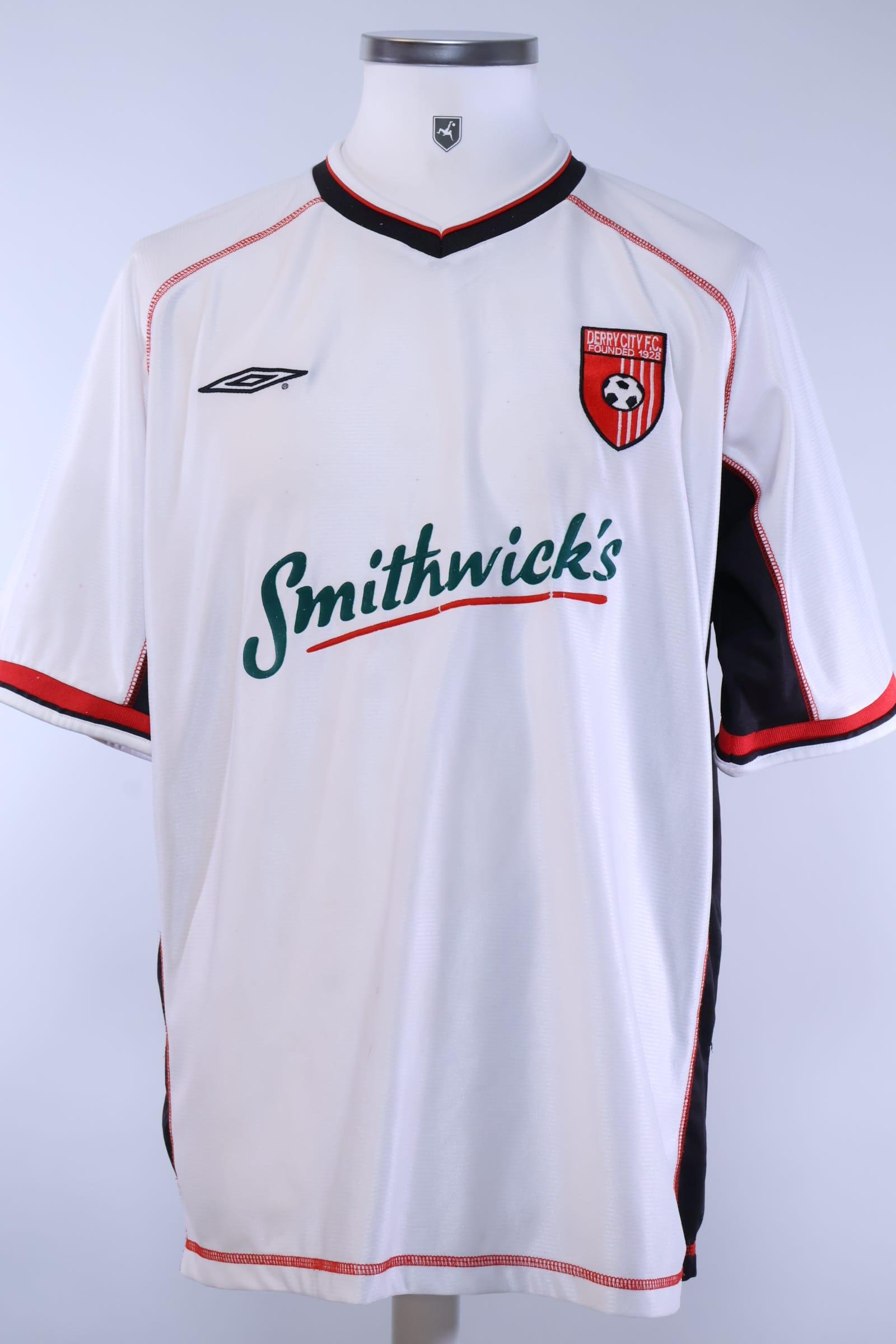 Derry City Fc 2003/04 Away Shirt - XLAuthentic Original Football Shirt