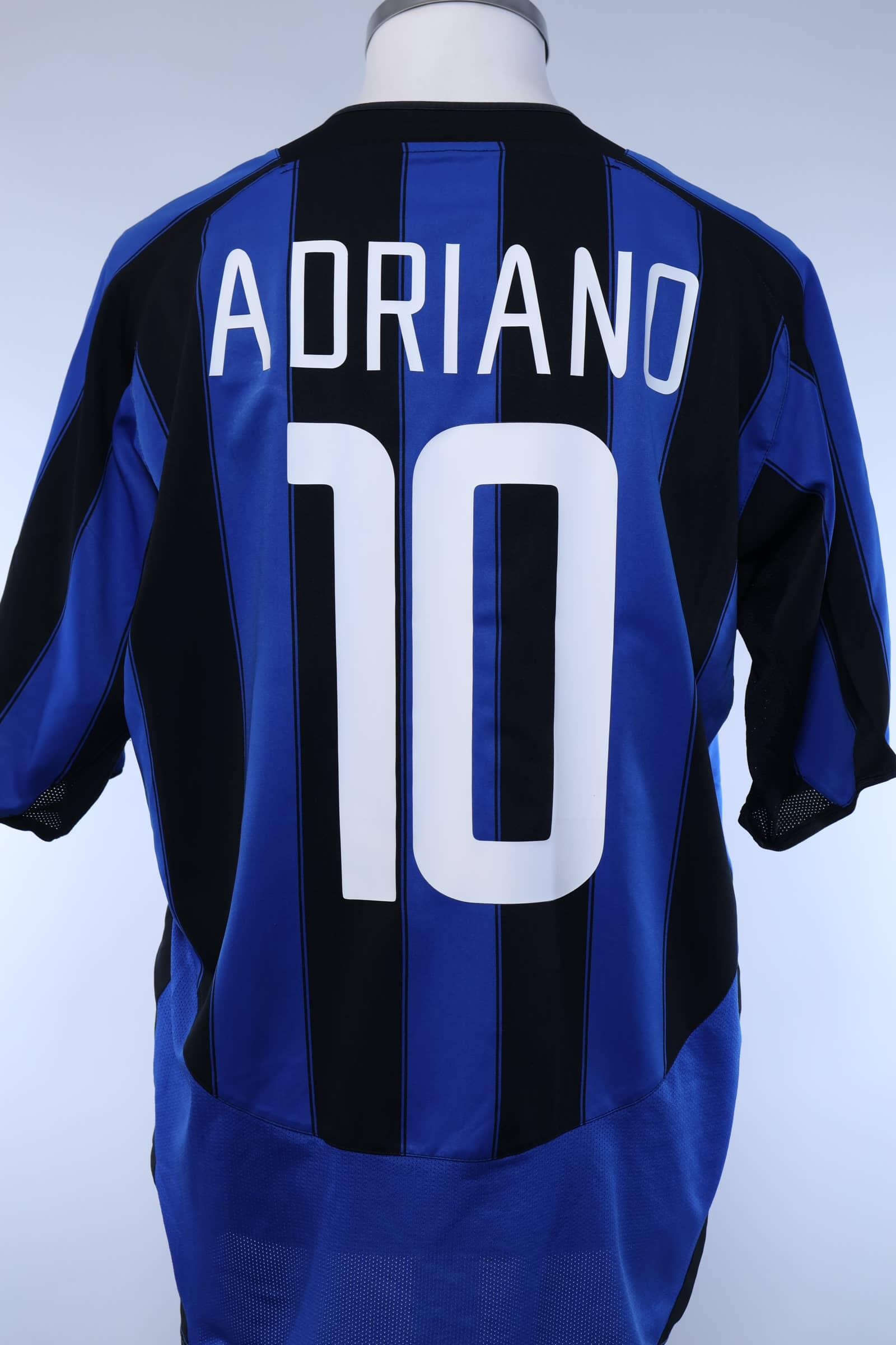 2003/04 - INTER MILAN - ADRIANO - #10 - HOME SHIRT - L