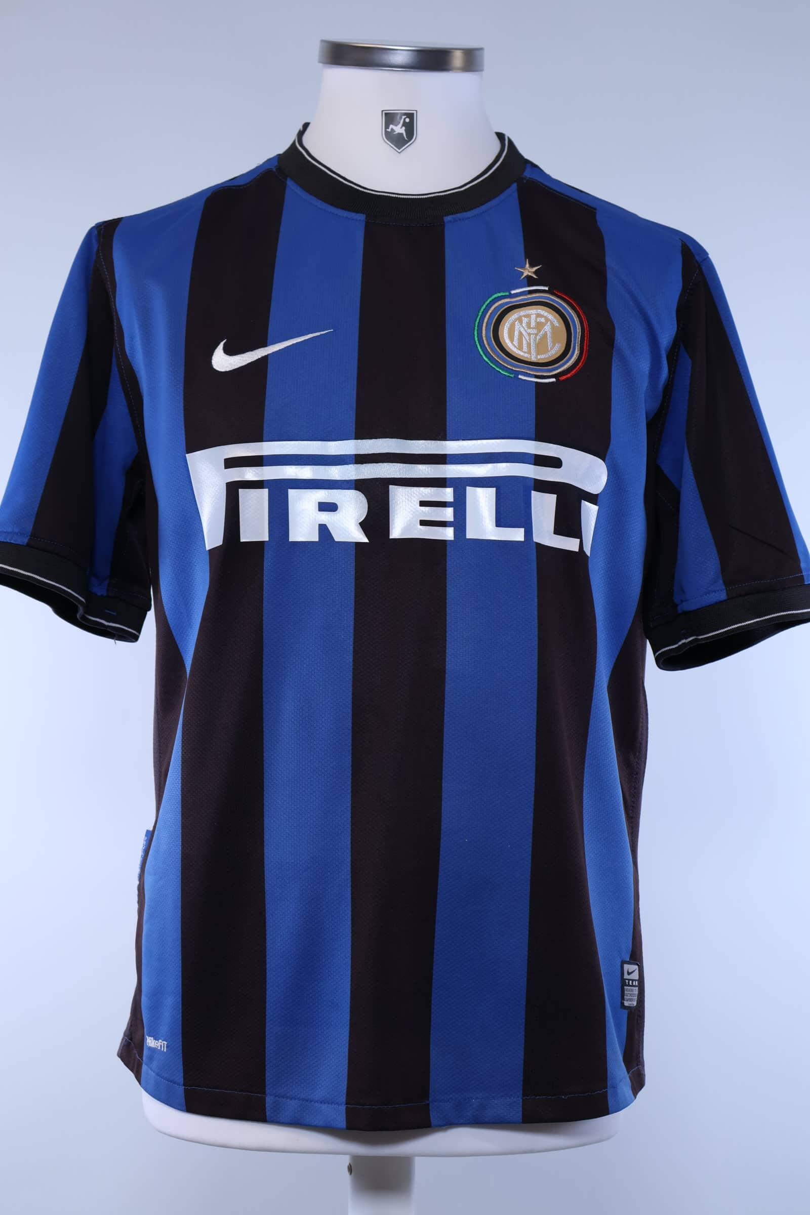 2009/10 - INTER MILAN - J.ZANETTI - #4 - HOME SHIRT - M
