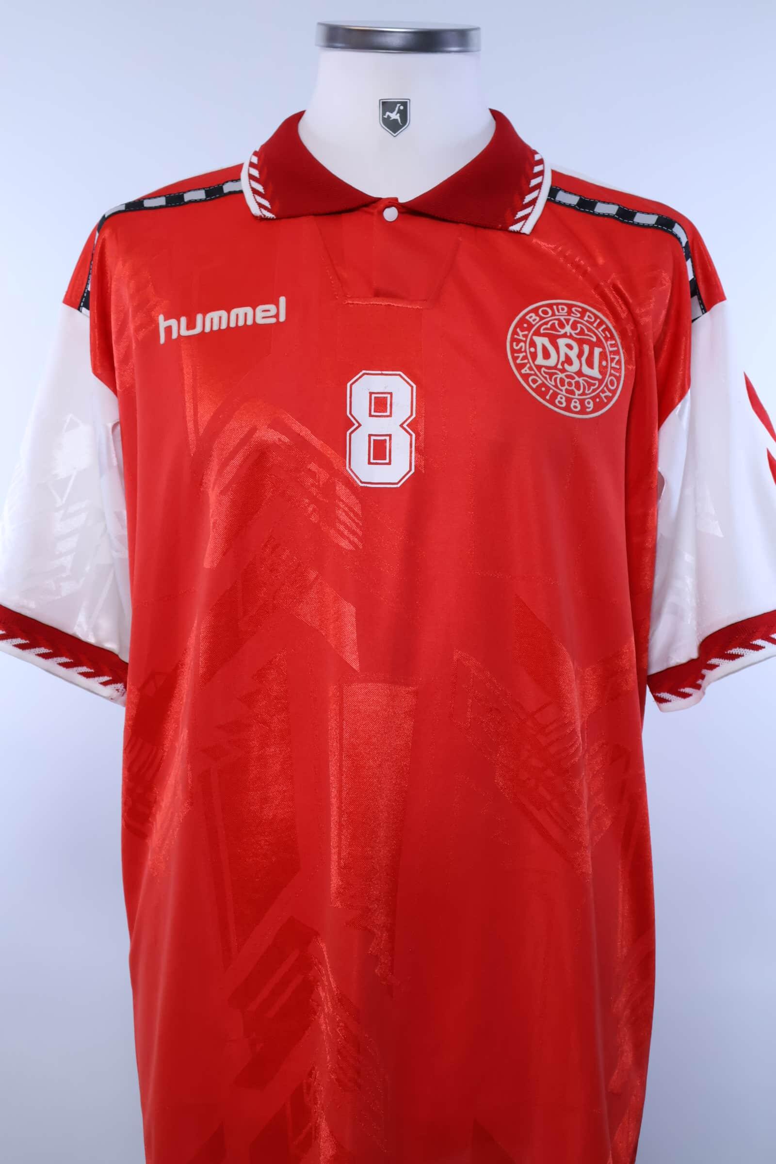 Denmark 1996/98 #8 Home Shirt - LAuthentic Original Football Shirt