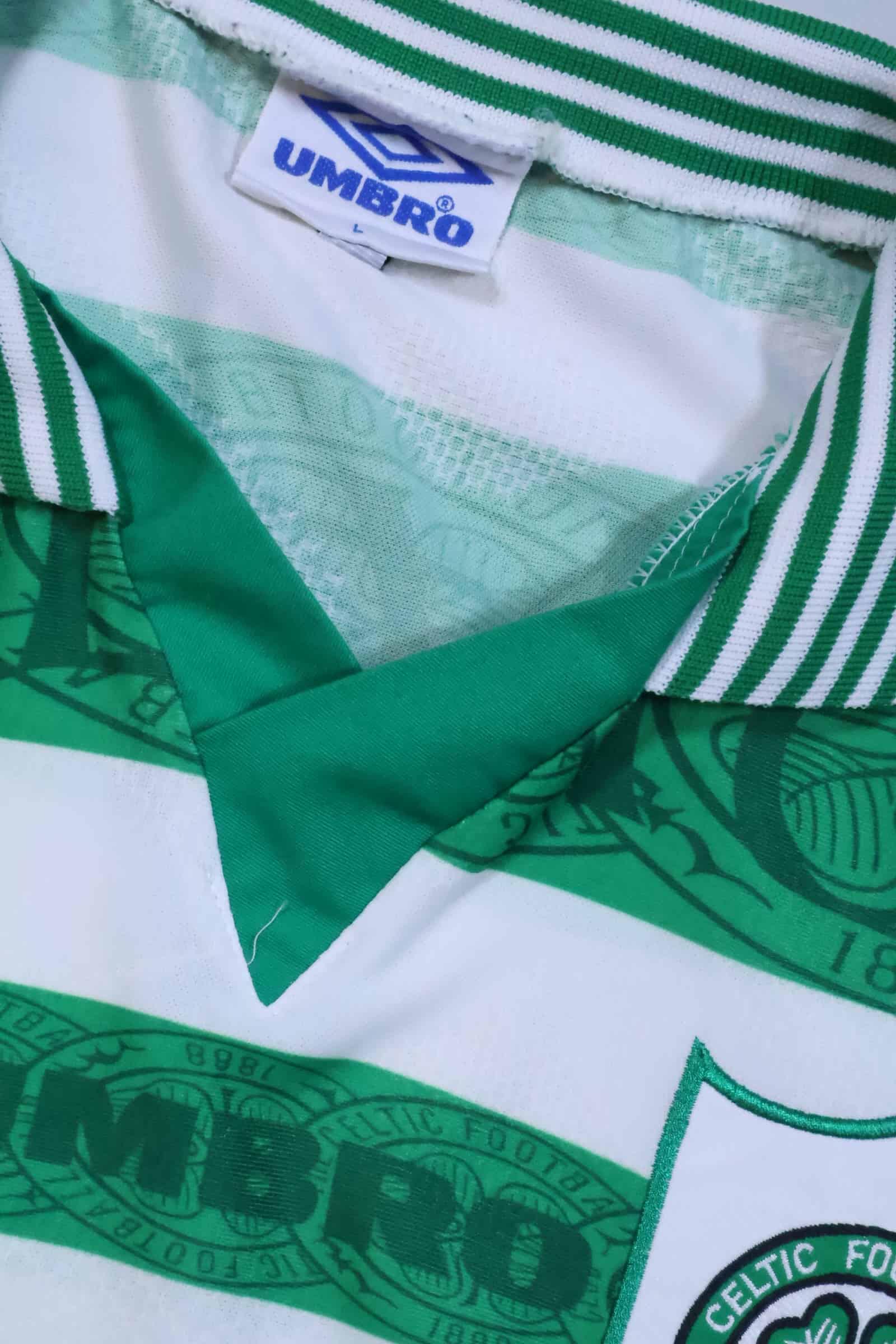 1995/97 - CELTIC F.C - HOME SHIRT - L