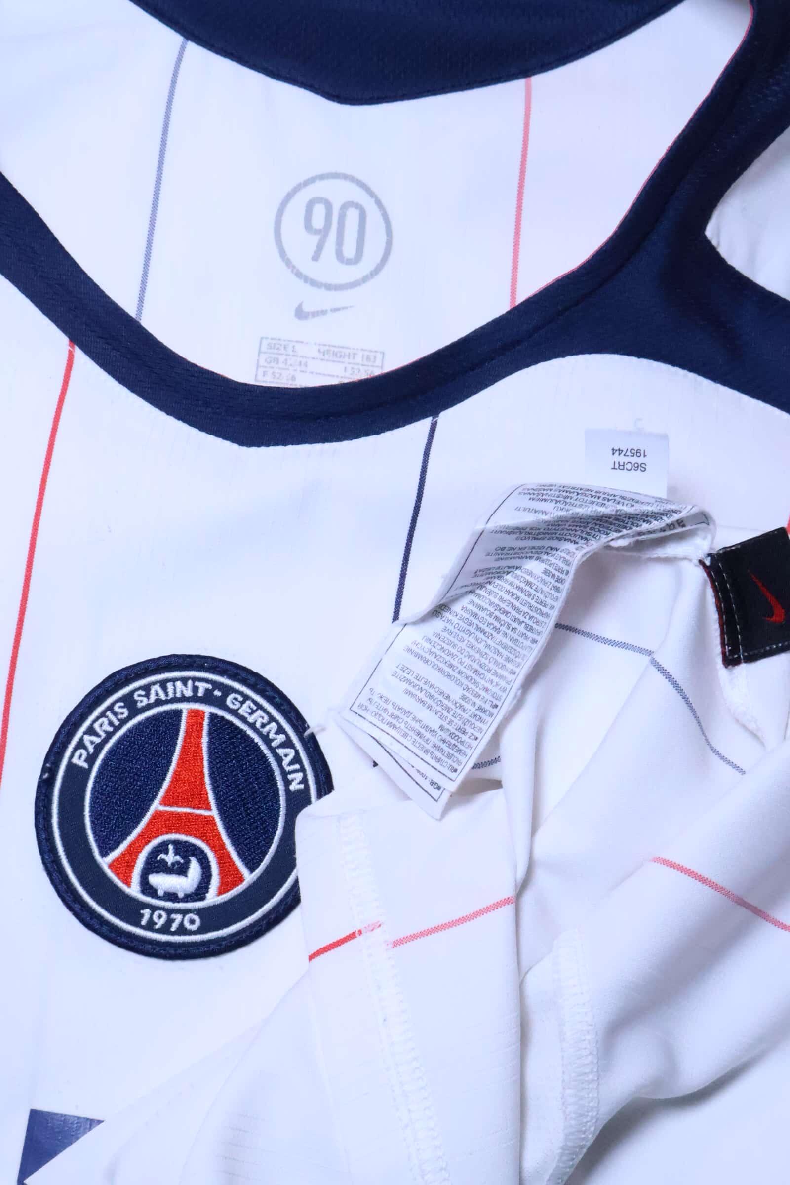 Paris Saint-Germain アウェイシャツ2005/06 XL Paris Saint-Germain F.C 2005/06 Away Shirt - L