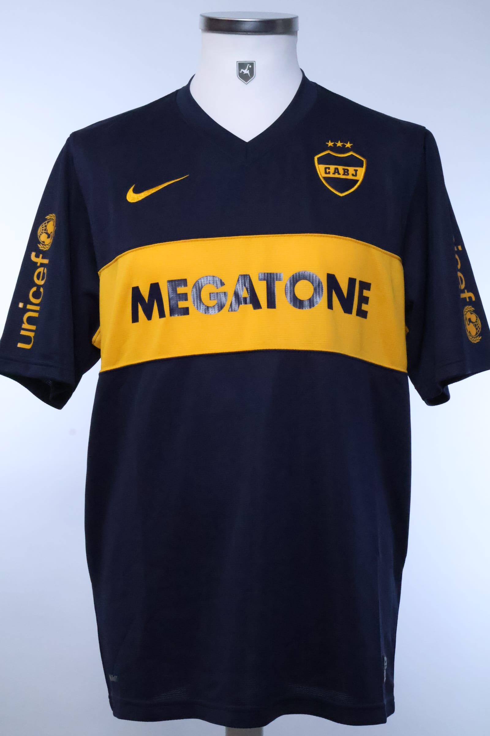 Boca Juniors Nike シャツ MEGATONE Boca Juniors 2007/08 Home Shirt - L