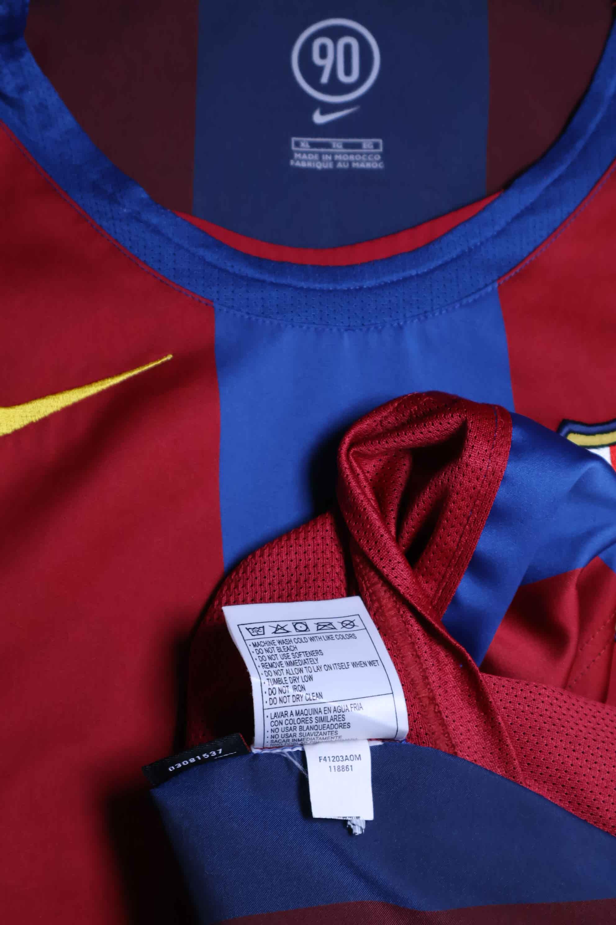 Fc Barcelona 2004/05 Messi #30 Home Shirt - XL