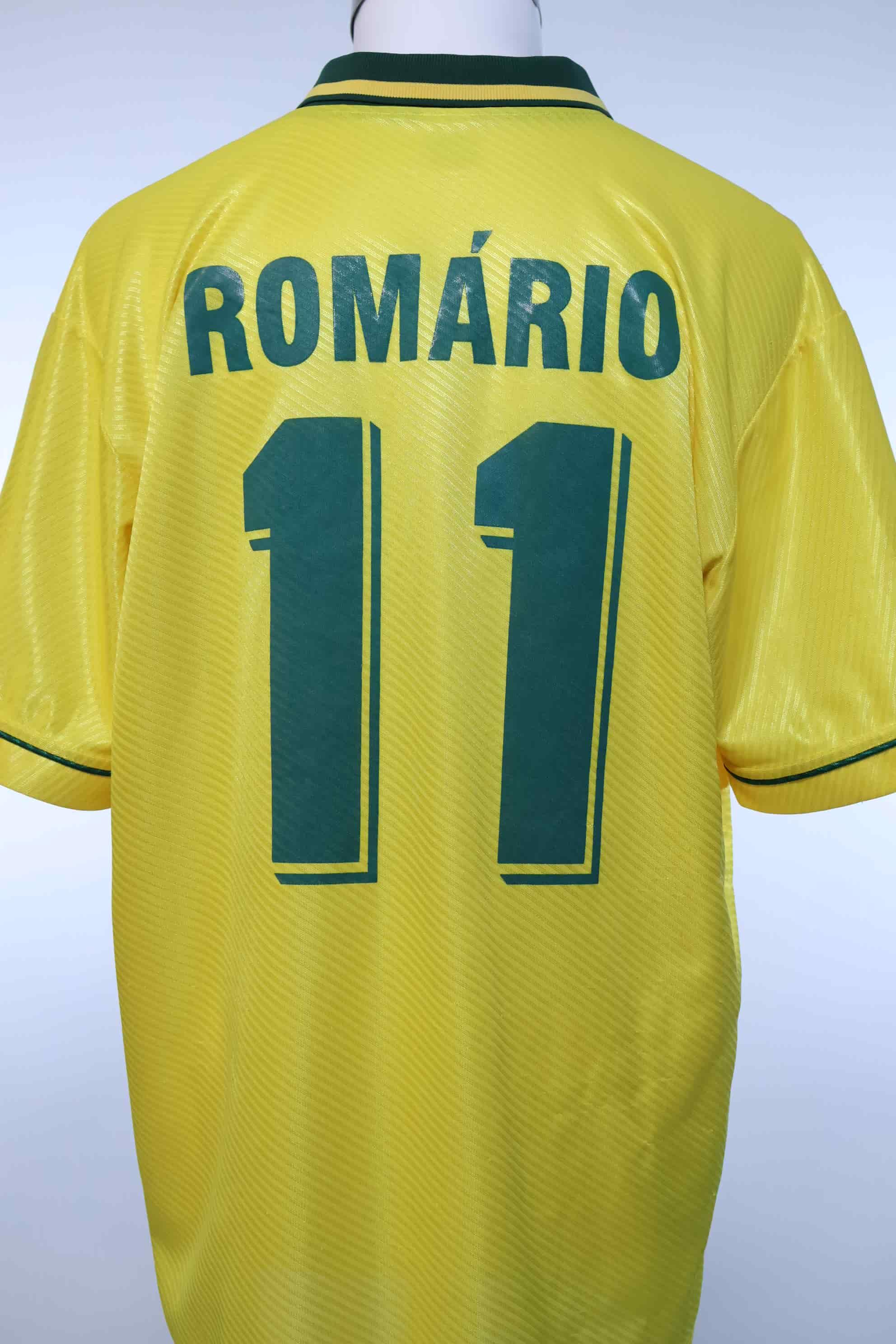 Brazil Romario #11 1994/95 Home Shirt - XL