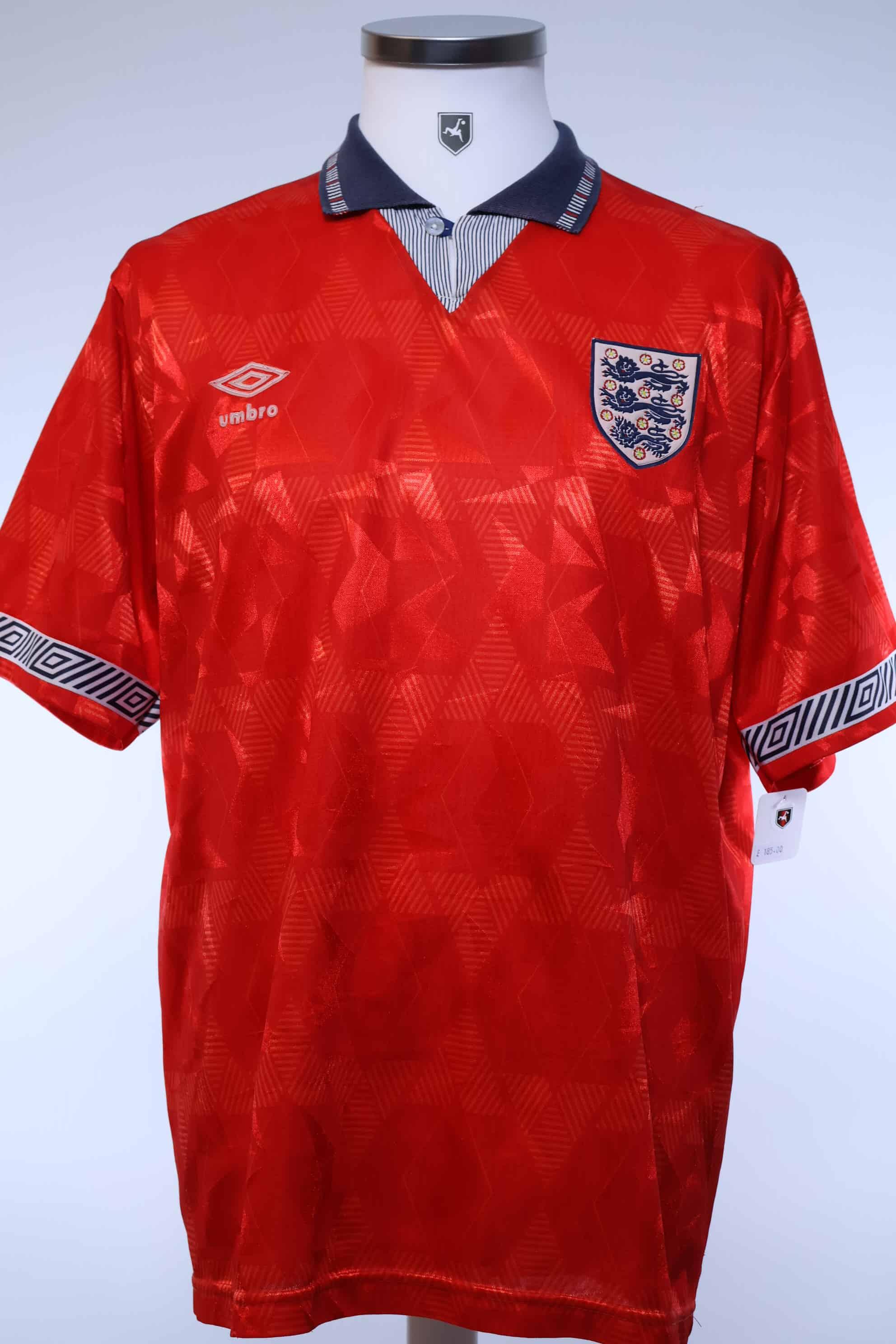 England 1990/93 Away Shirt - L- FRONT