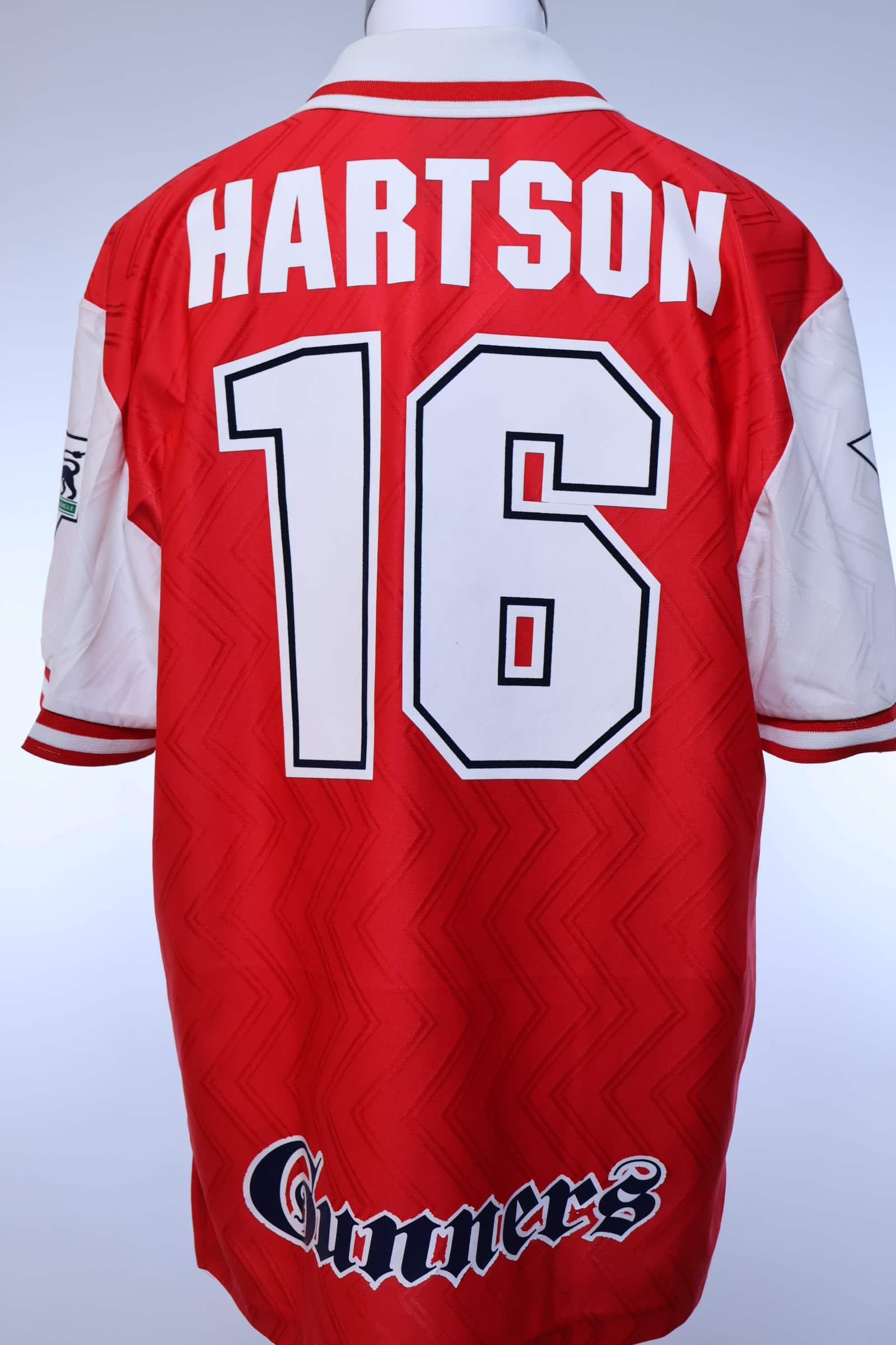 Arsenal Hartson #16 1996/97 Home Shirt - XL