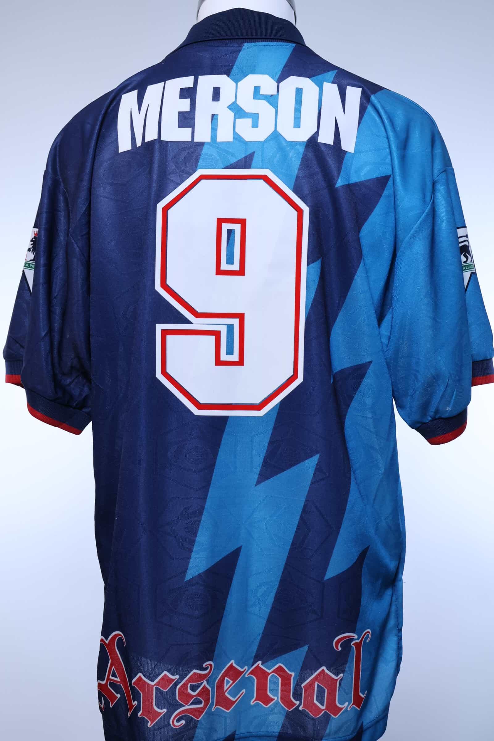 Arsenal Merson #9 1995/96 Away Pro Shirt - L