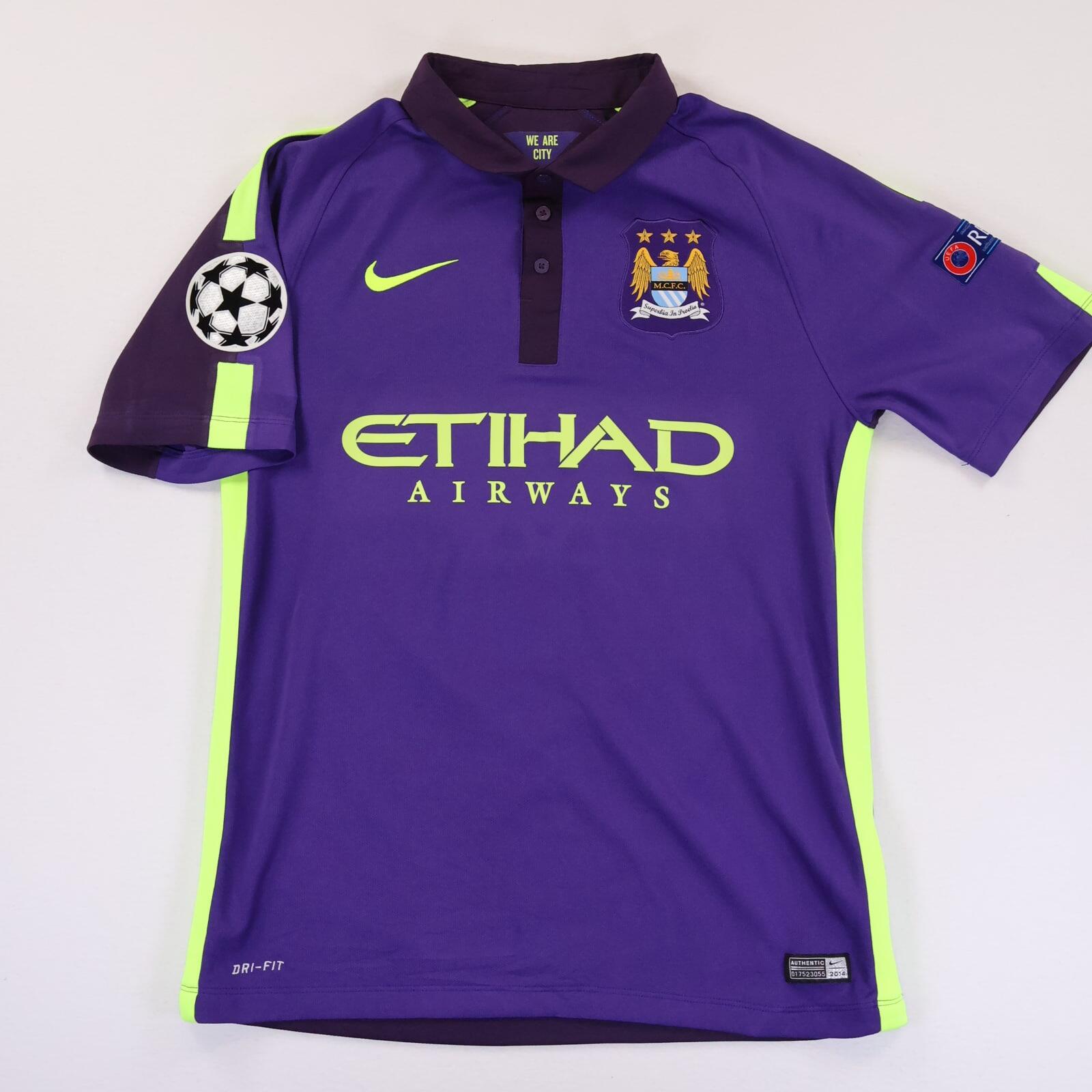 Manchester City Kun Aügero #16 2014/15 Third Shirt - M