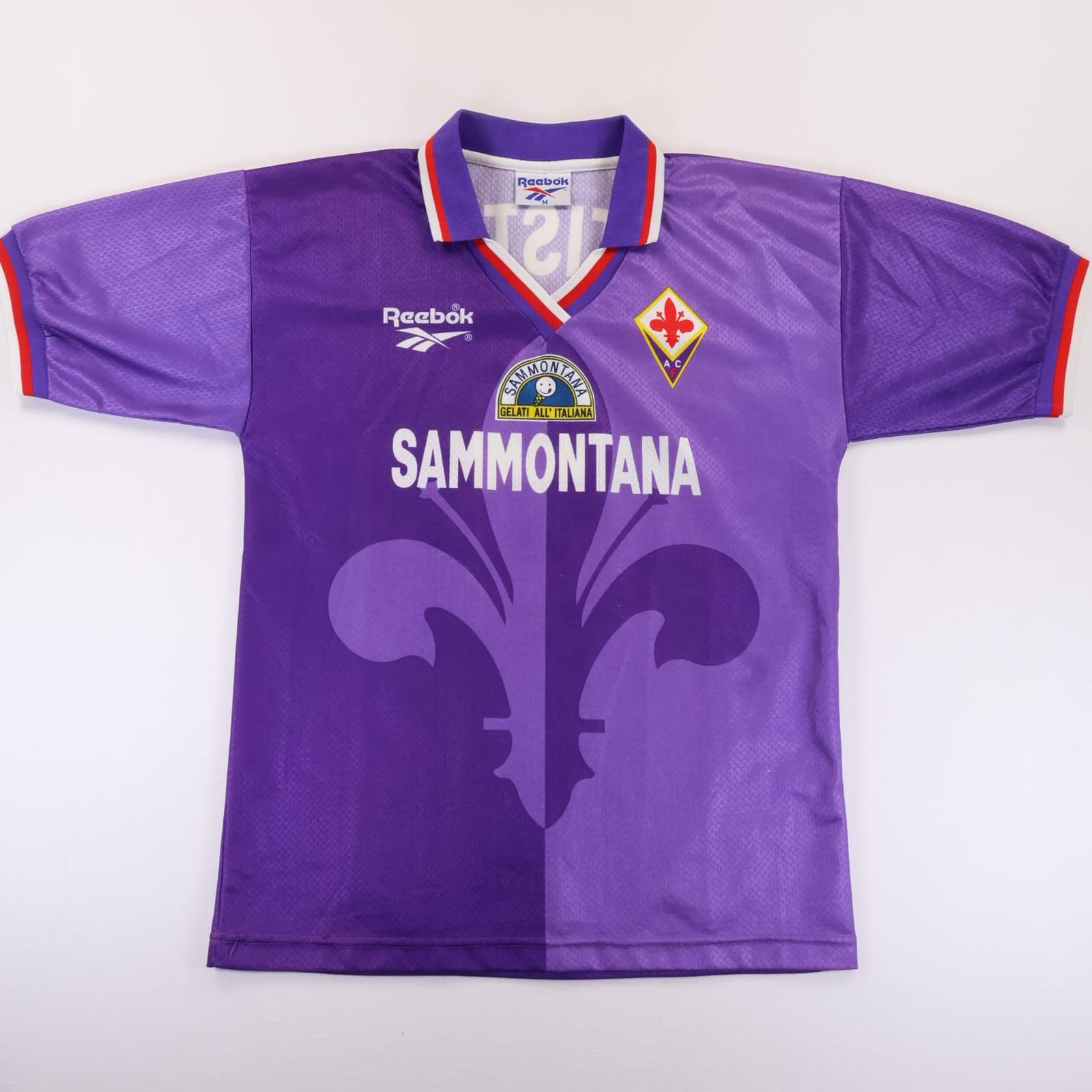 Fiorentina Batistuta #9 1995/96 Home Shirt - M