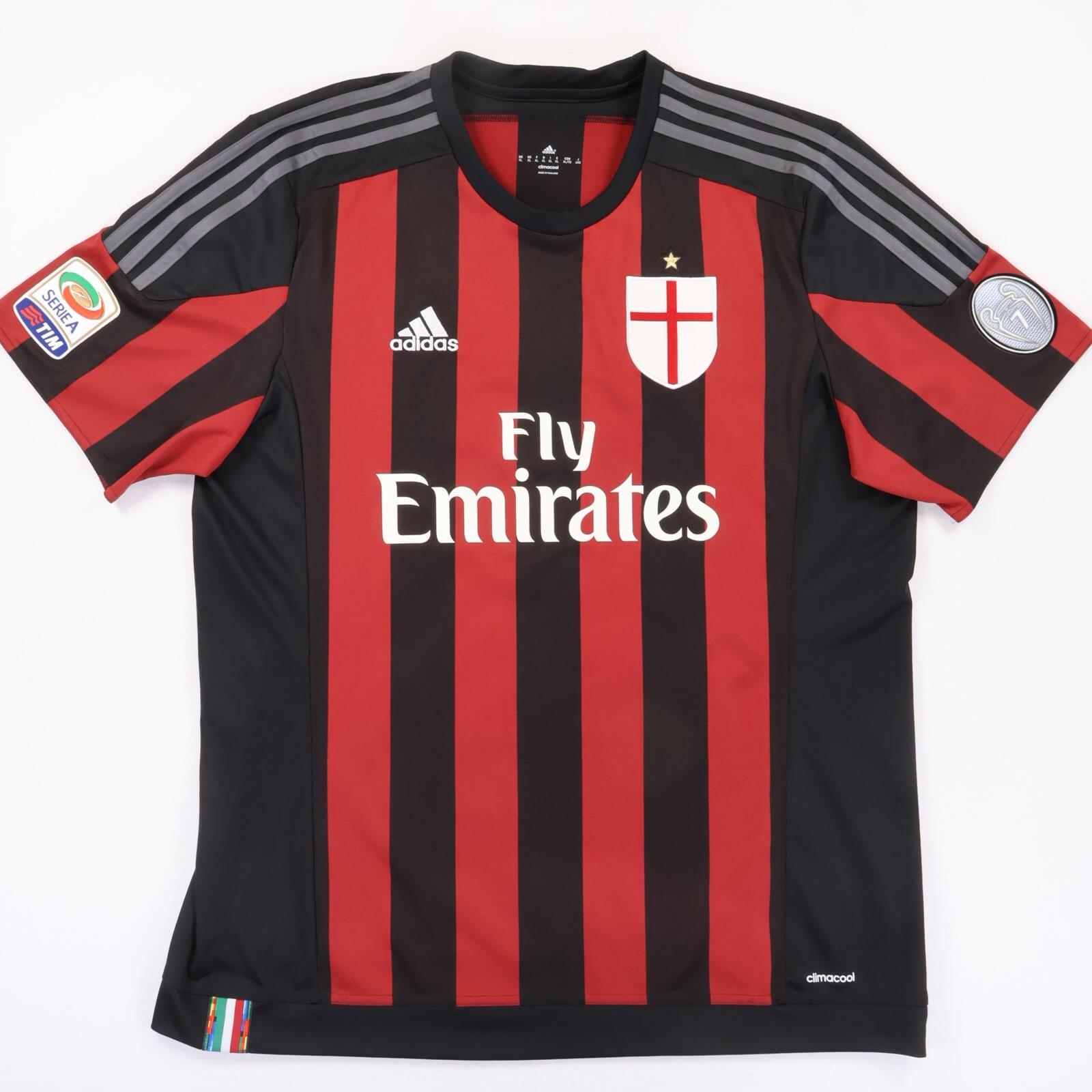 Ac Milan Honda #10 2015/16 Home Shirt - XL