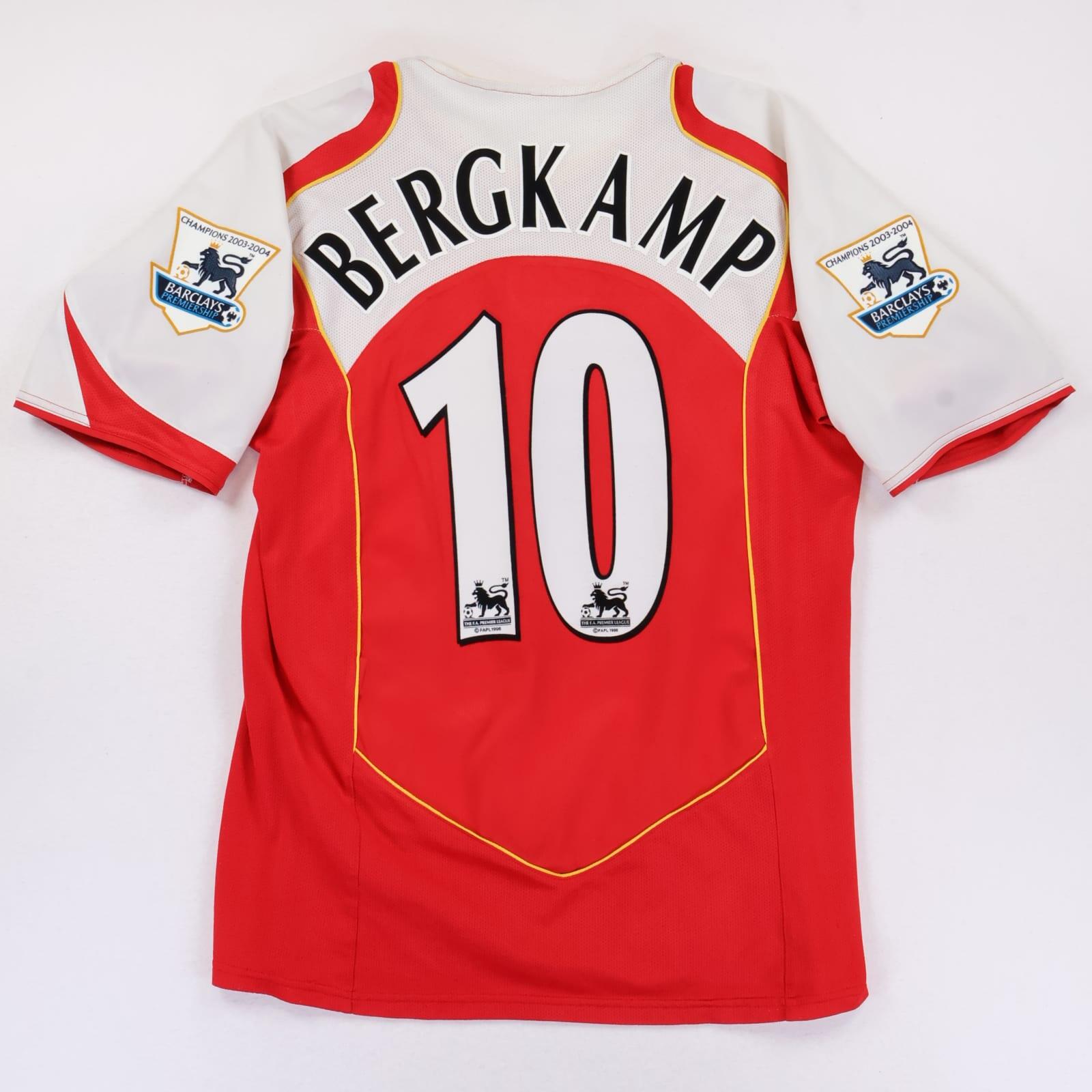 Arsenal Bergkamp #10 2004/05 Home Shirt - M
