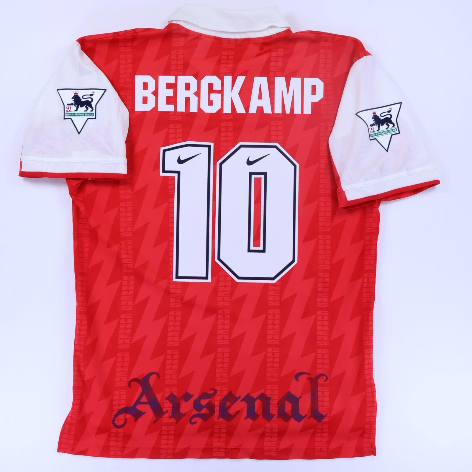 Arsenal Bergkamp #10 1994/96 Home Shirt - L