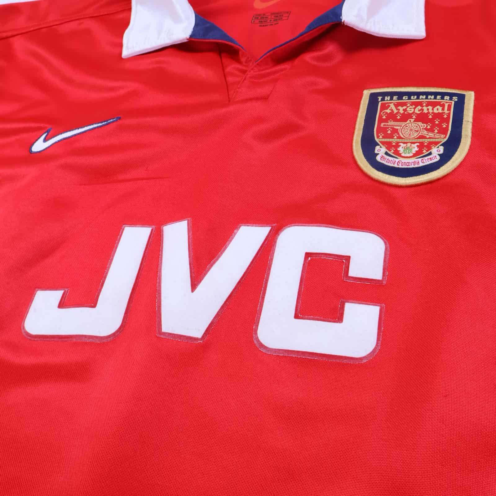 Arsenal Overmars #11 1998/99 Home Shirt - M