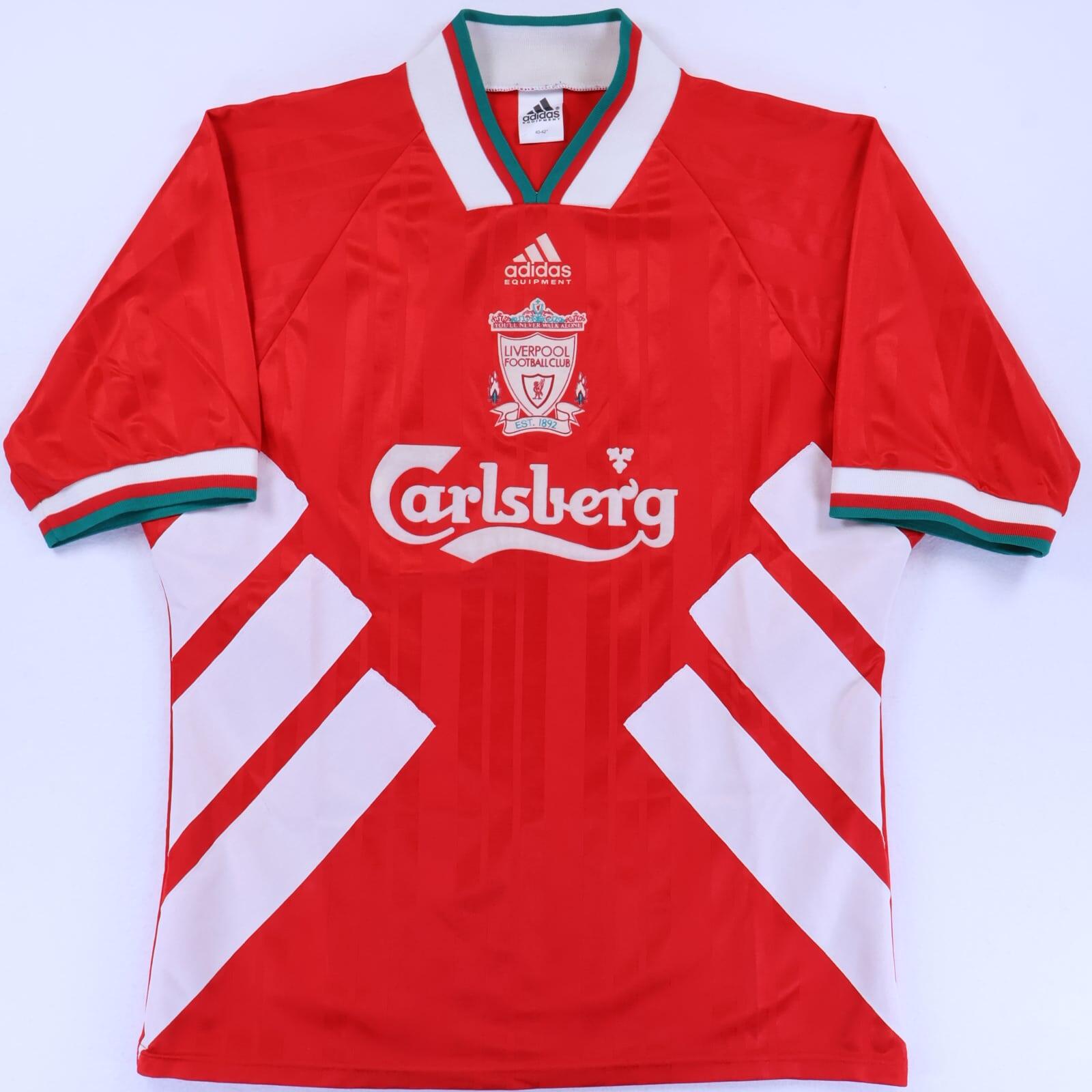 Liverpool F.C Mcmanaman #17 1993/95 Home Shirt - L