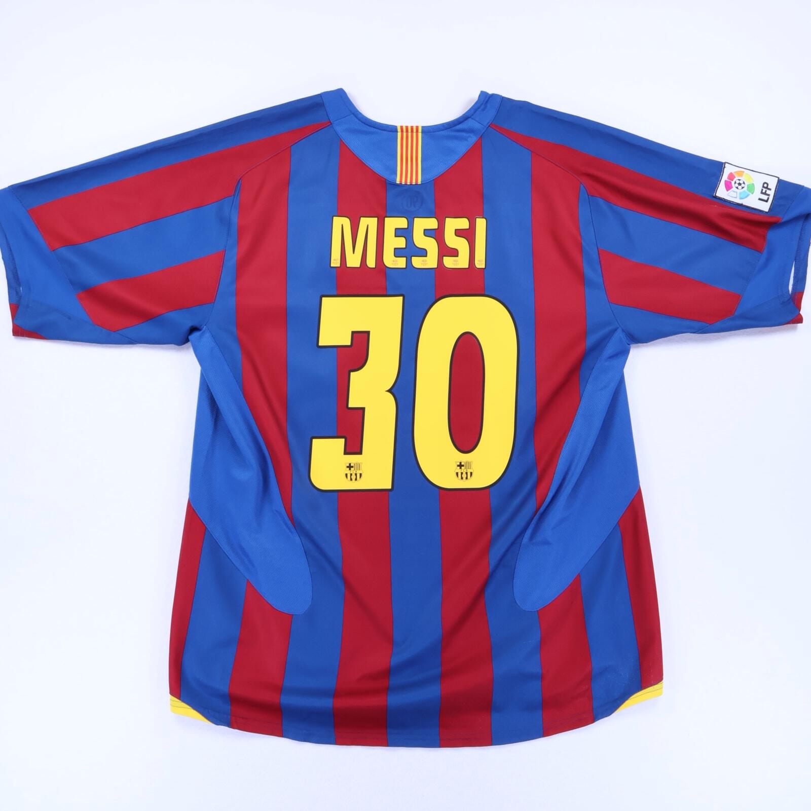 Barcelona Messi #30 2003/04 Home Shirt - L