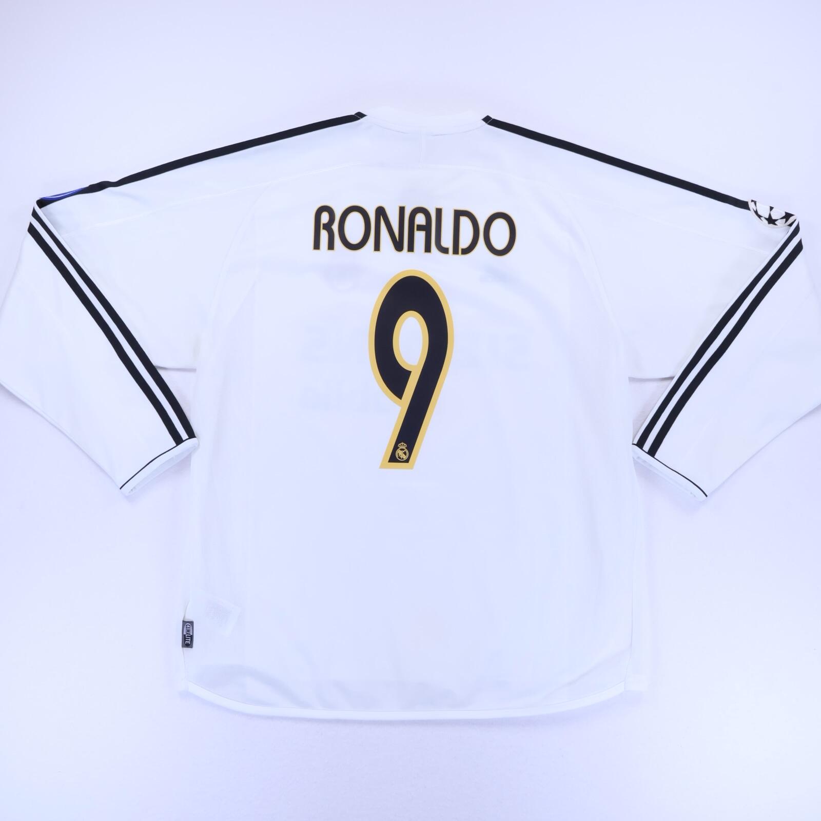 Real Madrid Ronaldo #9 2003/04 Home Shirt - L