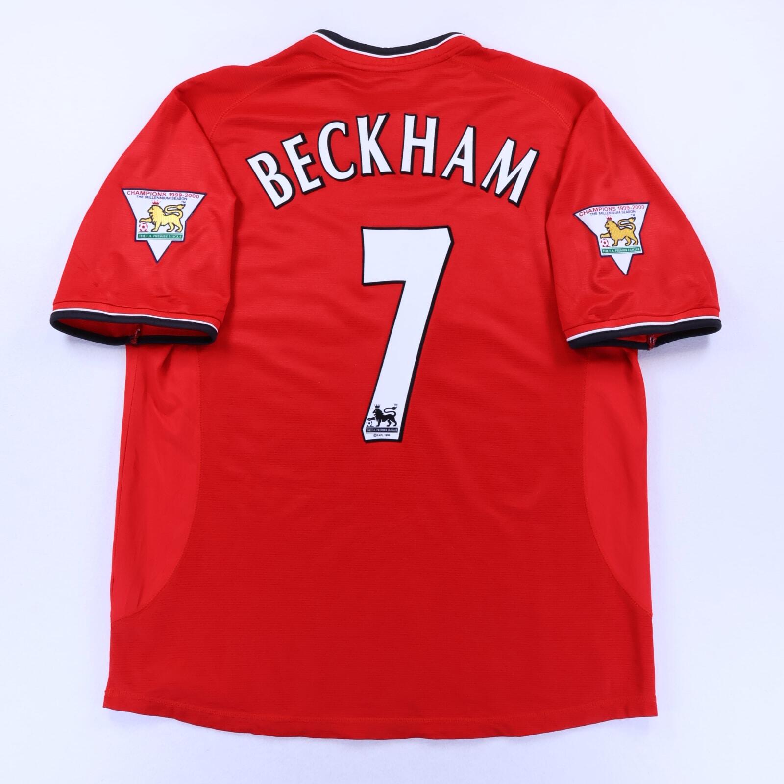 Manchester United Beckham #7 2000/02 Home Shirt - XL