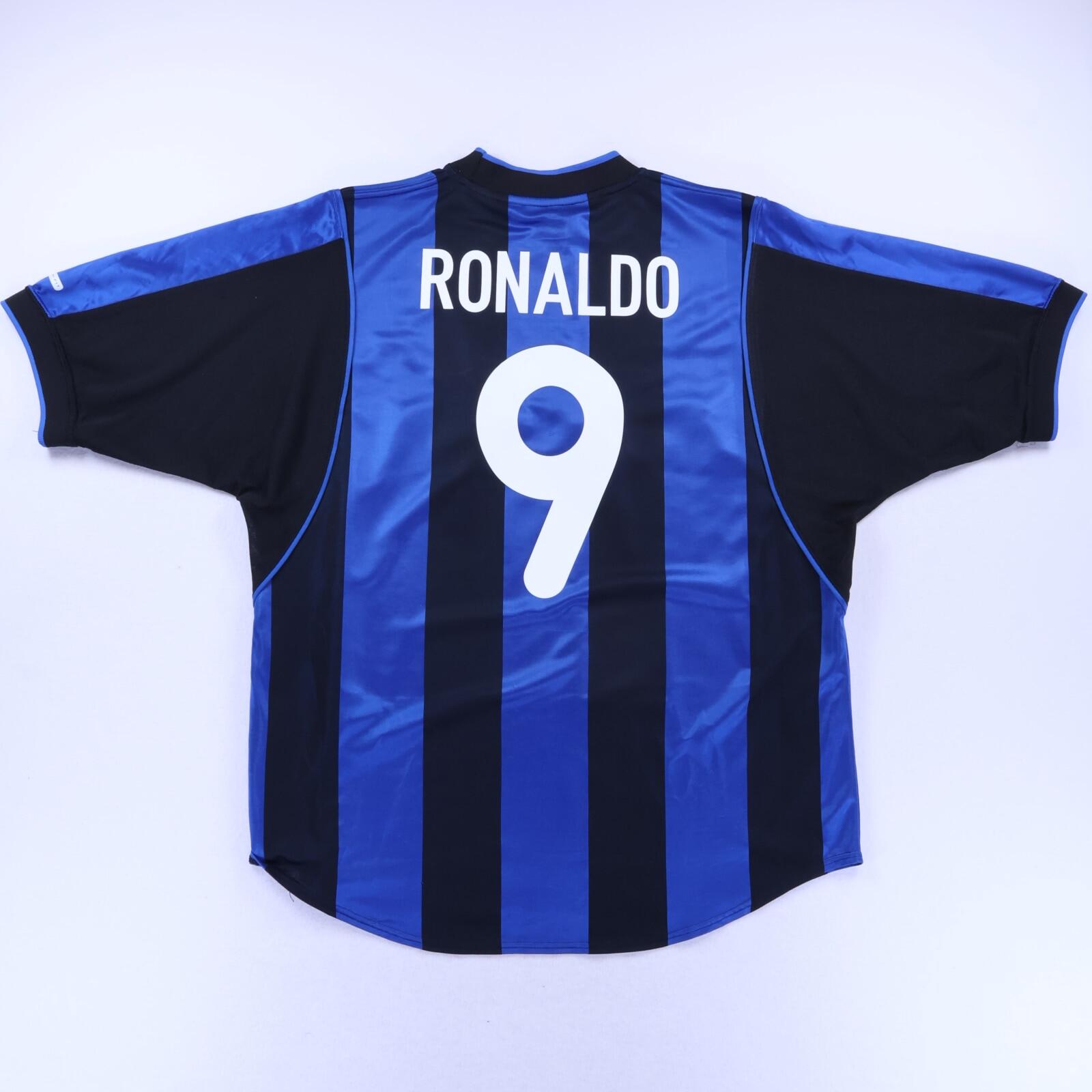 Inter Milan Ronaldo #9 2000/01 Home Shirt - L